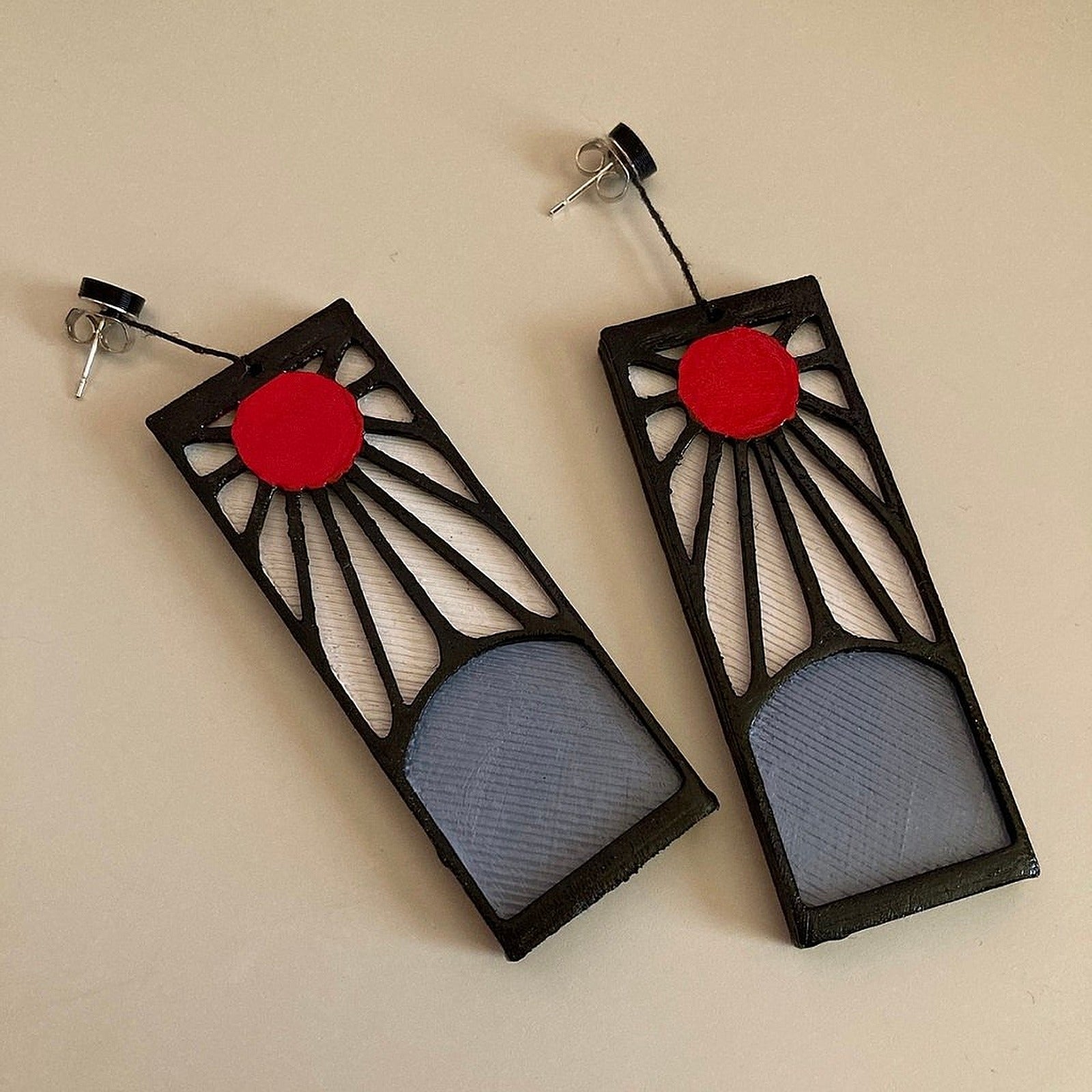 Demonslayer Hanafuda Earring – 3D Baskı Modeli