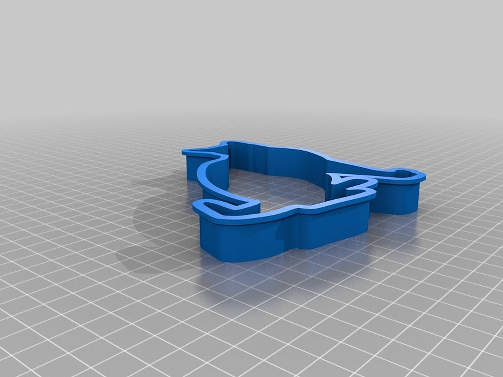 Cat Cookie Cutter – 3D Baskı Modeli