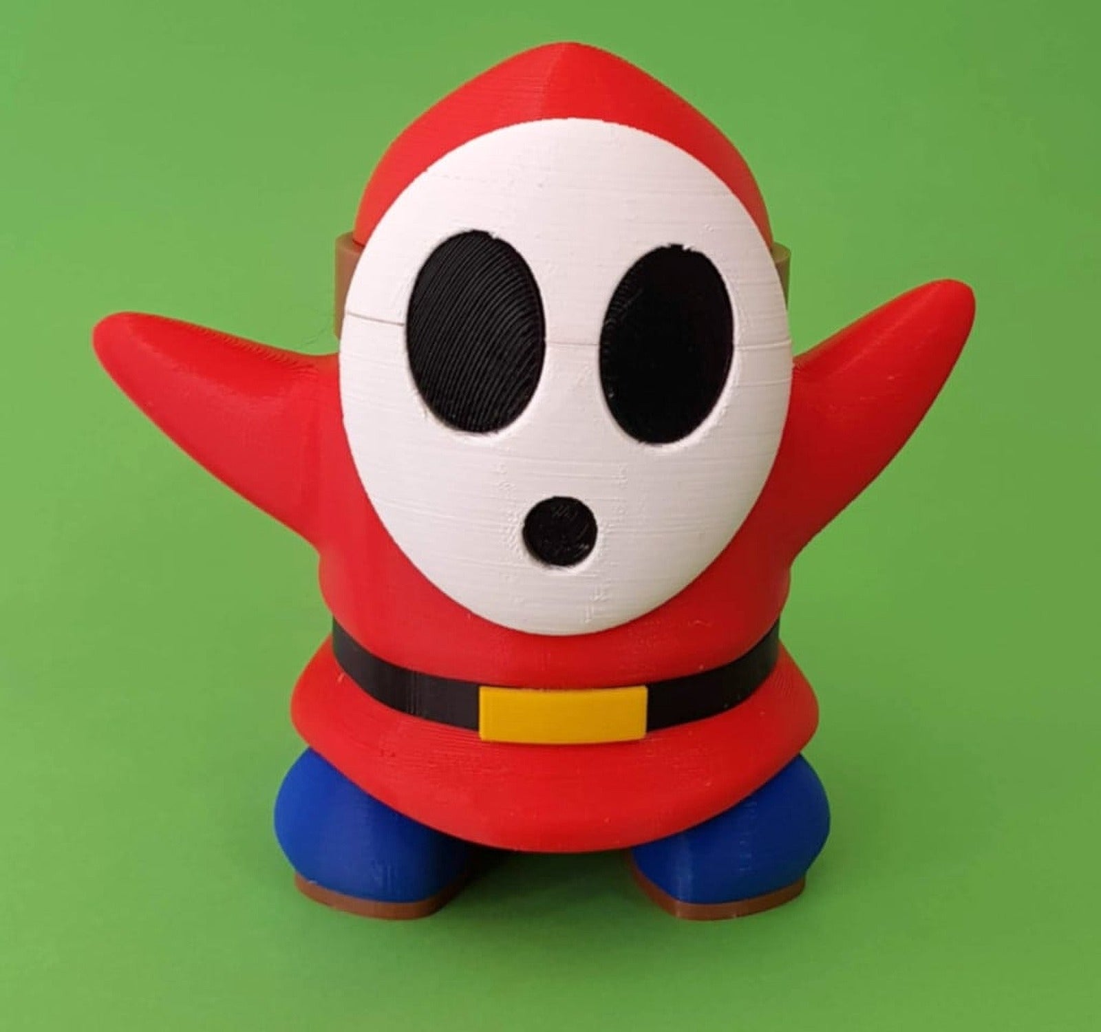 Shy Guy from Mario games - Multi-color – 3D Baskı Modeli
