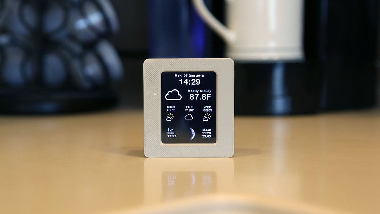 ESP8266 WiFi Weather Station with Color TFT Display – 3D Baskı Modeli