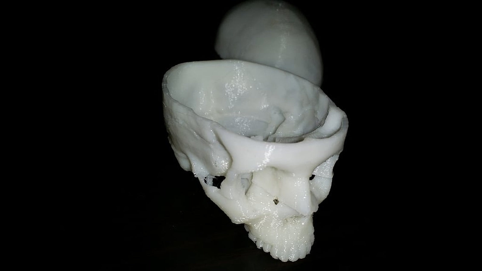 Human skull, anatomically correct and printer friendly **updated with jaw** – 3D Baskı Modeli