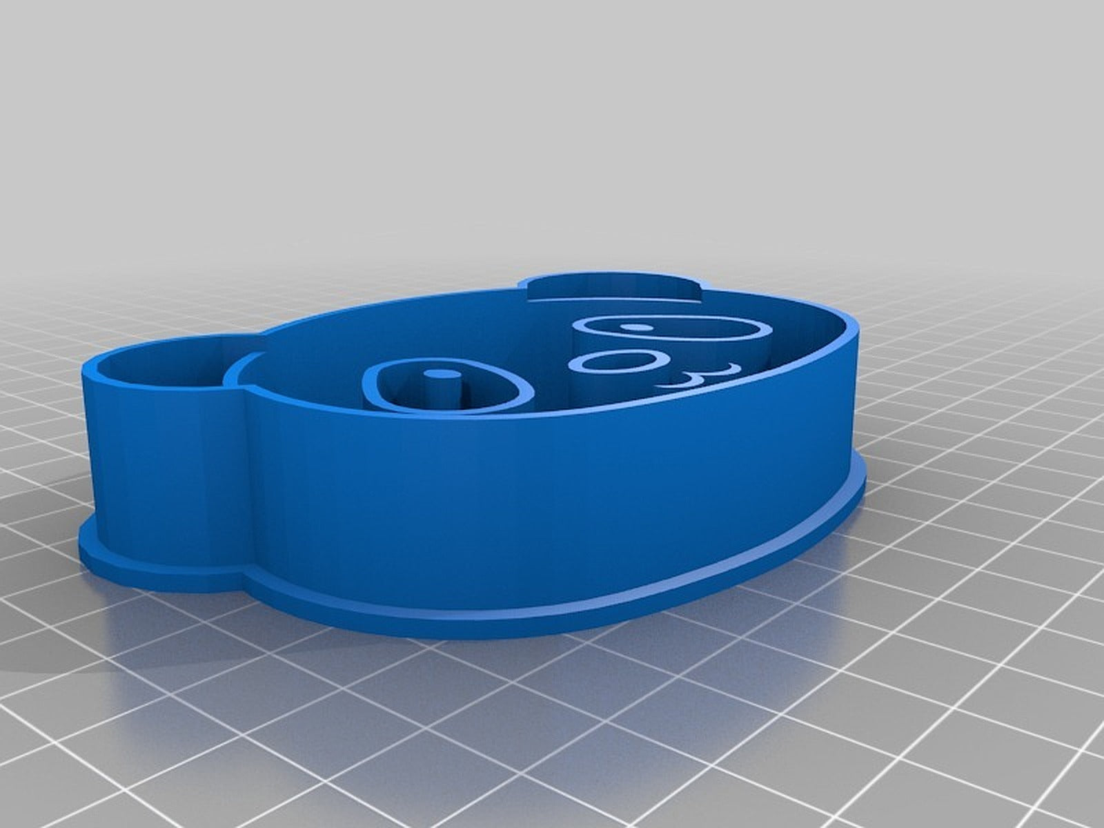 Panda Cookie Cutter – 3D Baskı Modeli