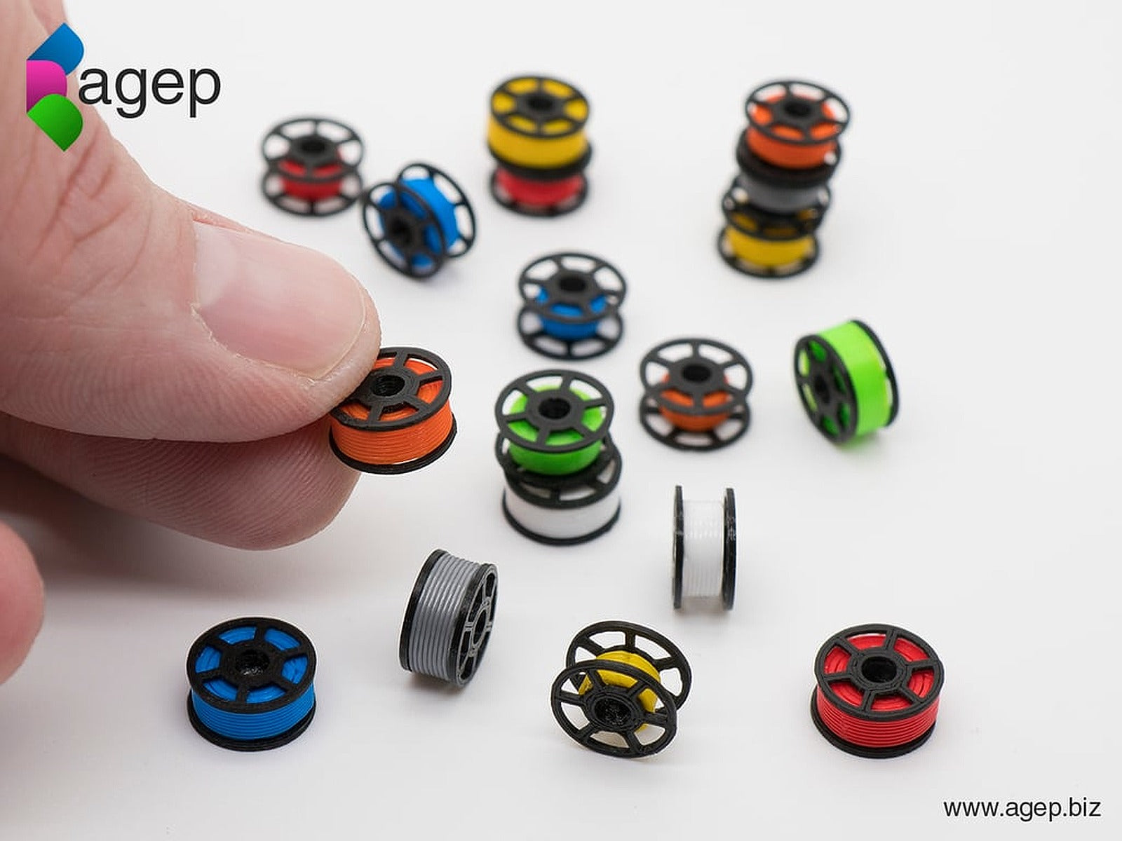 Miniature Filament Spool Props – 3D Baskı Modeli