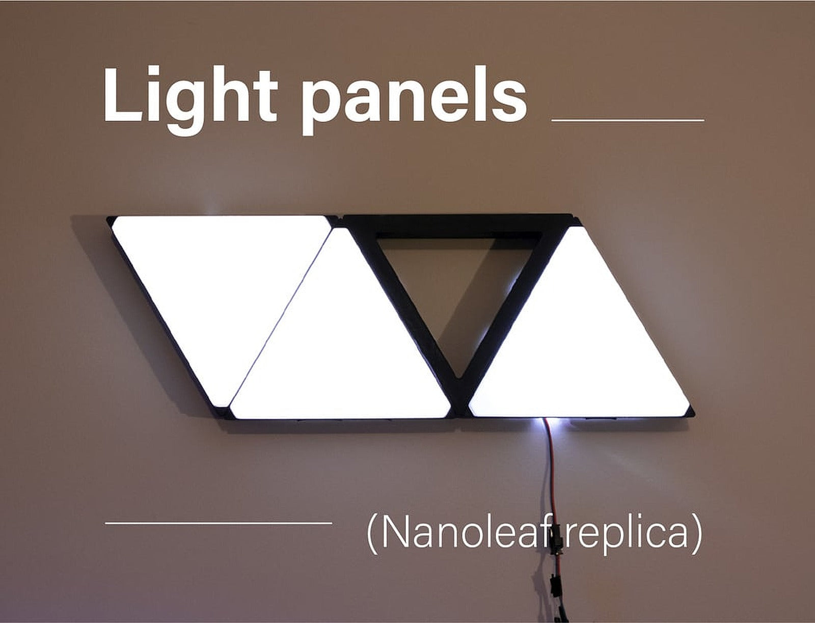 Light panels - nanoleaf replica - wall panel – 3D Baskı Modeli