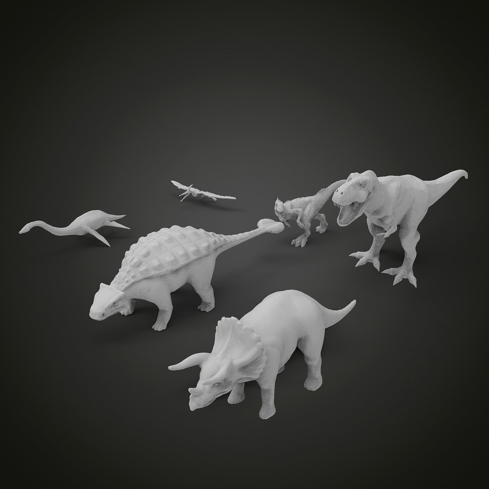 Dino pack – 3D Baskı Modeli