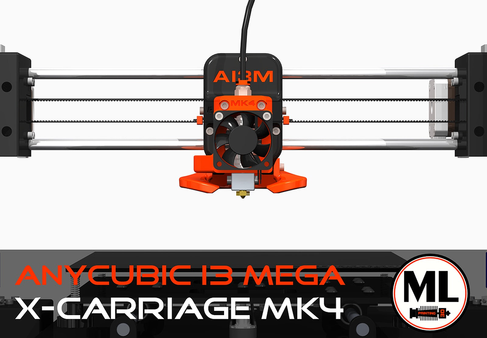 Anycubic i3 Mega X-Carriage [MK4] – 3D Baskı Modeli