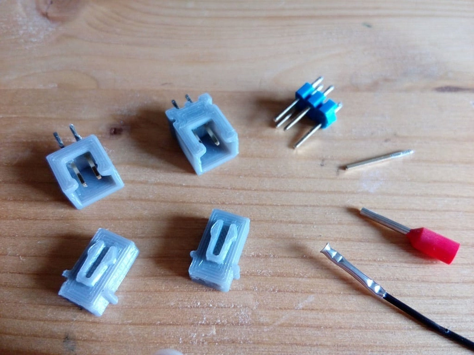 JST XH Connector 2 & 3 pins (DIY without JST Kit) – 3D Baskı Modeli