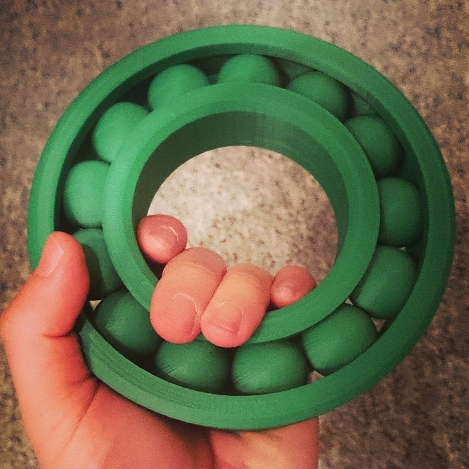 Large "Print-in-place" Ball Bearing (Ø145mm) – 3D Baskı Modeli