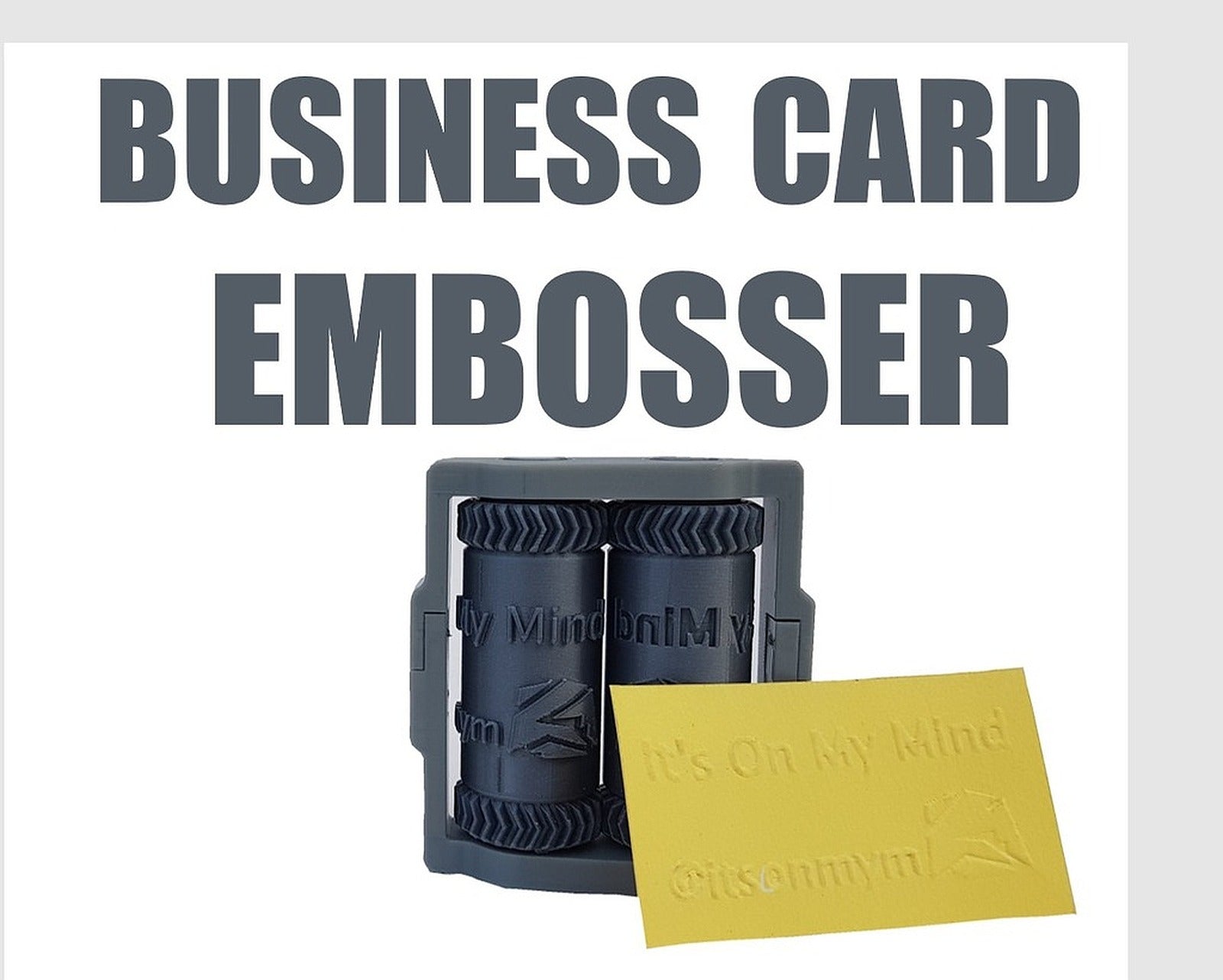 Business Card Embosser – 3D Baskı Modeli