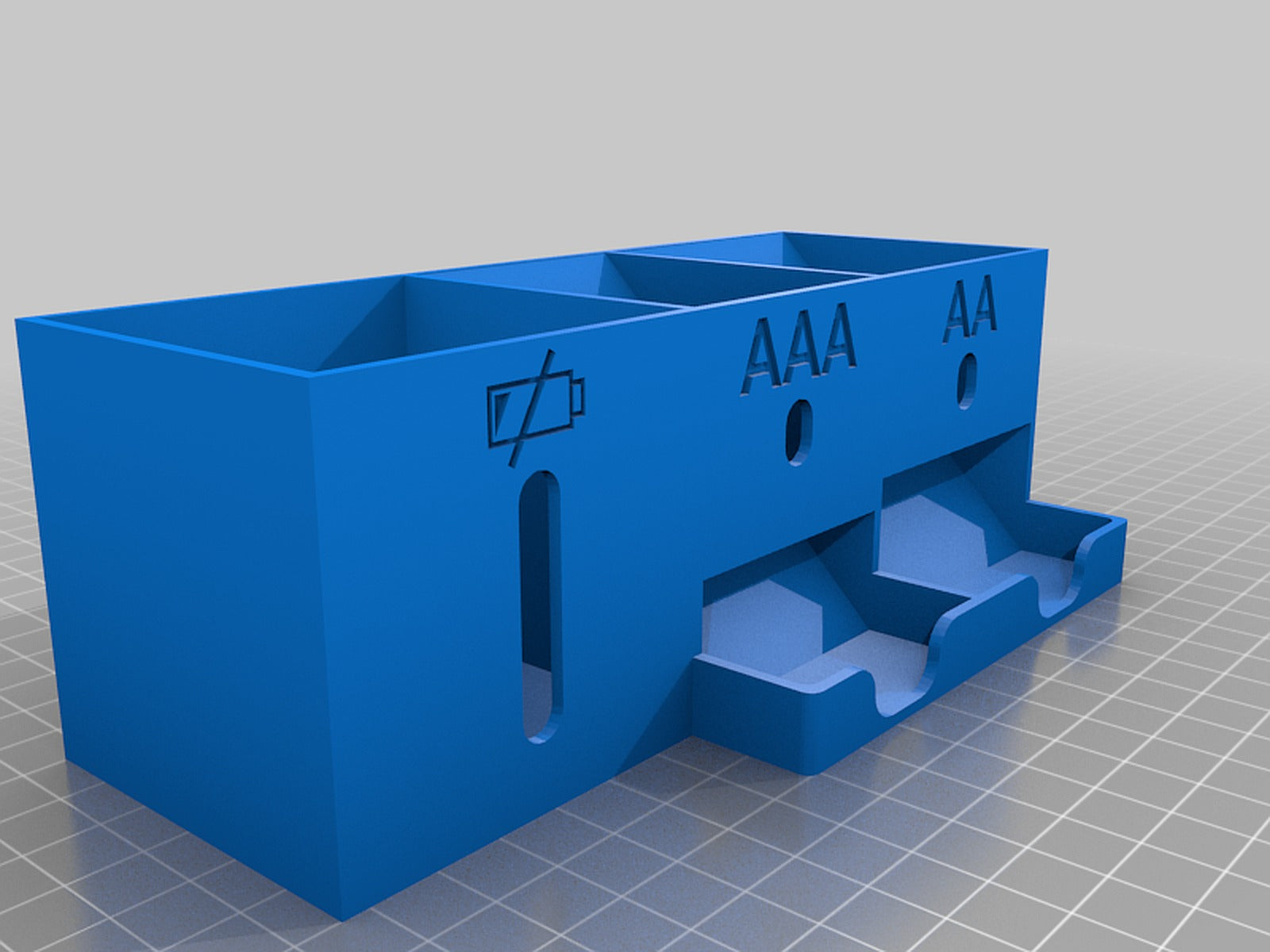 Small Battery Dispenser Hoder with Low Battery kutu/düzenleyici – 3D Baskı Modeli