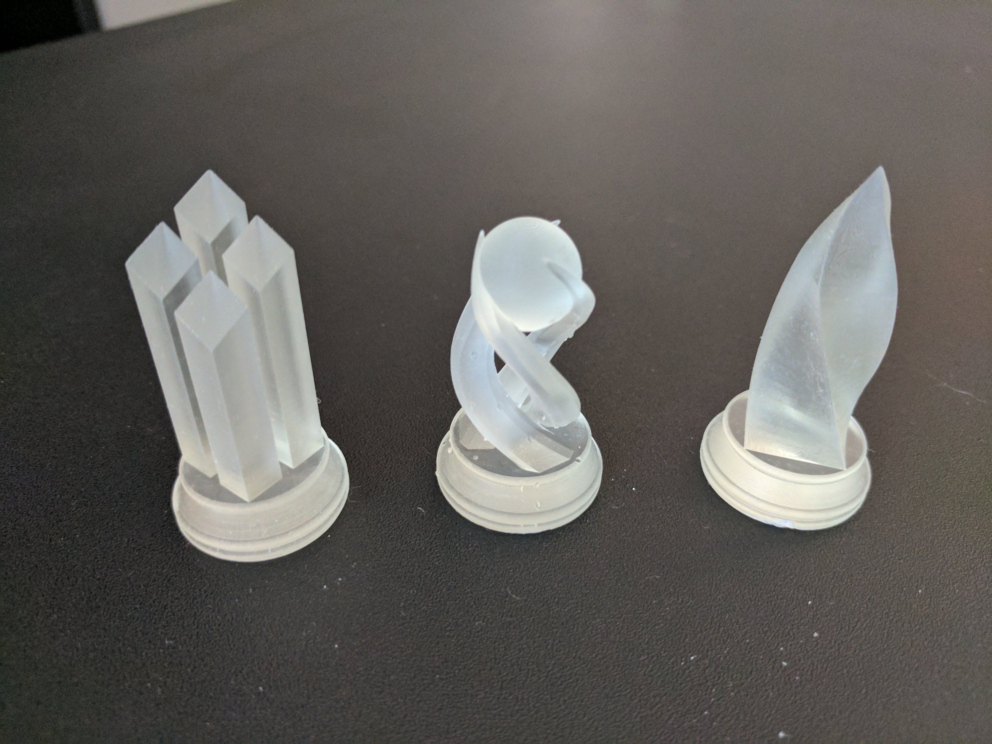 Crystal Chess Set - SLA 3D Printing – 3D Baskı Modeli