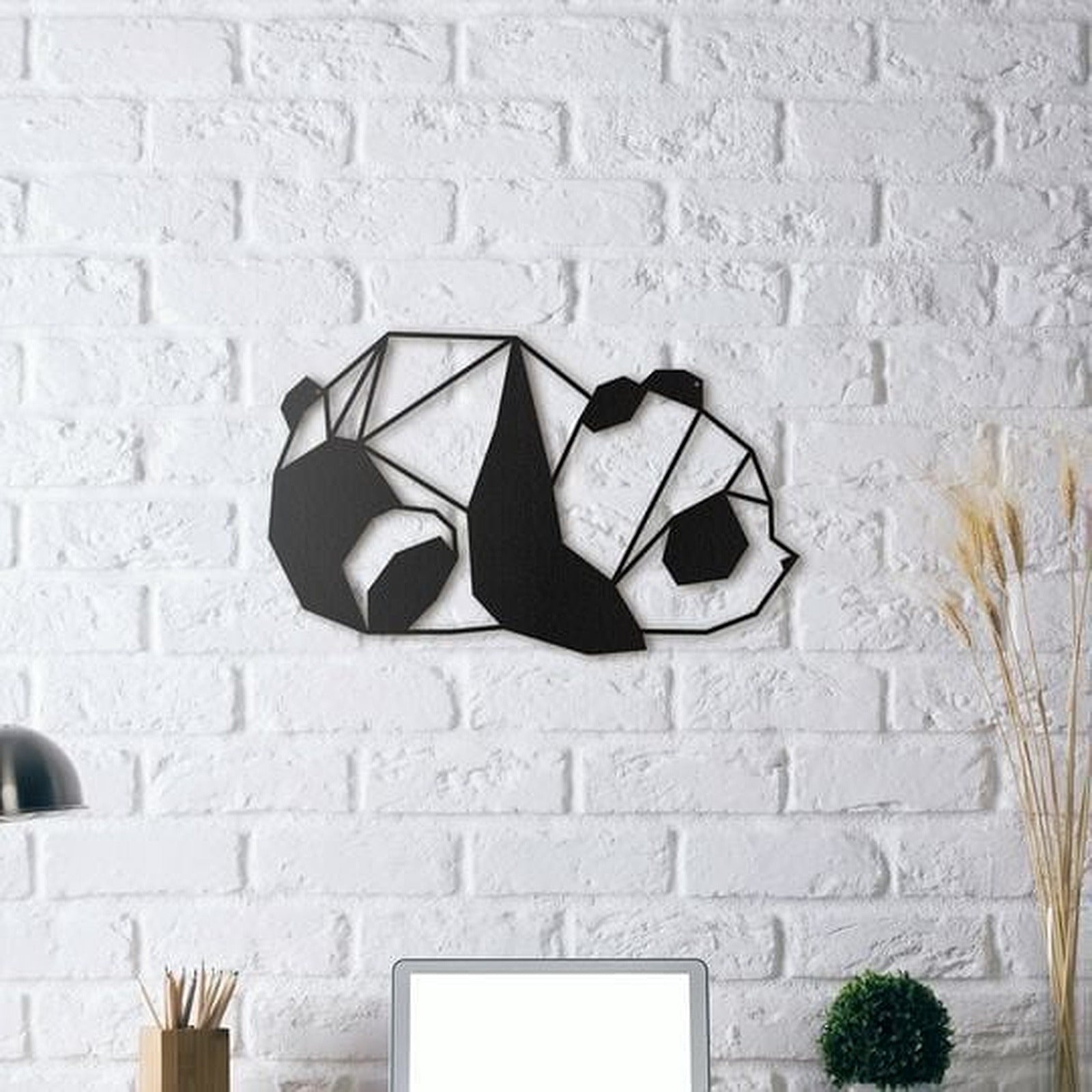 Panda Wall Sculpture 2D – 3D Baskı Modeli
