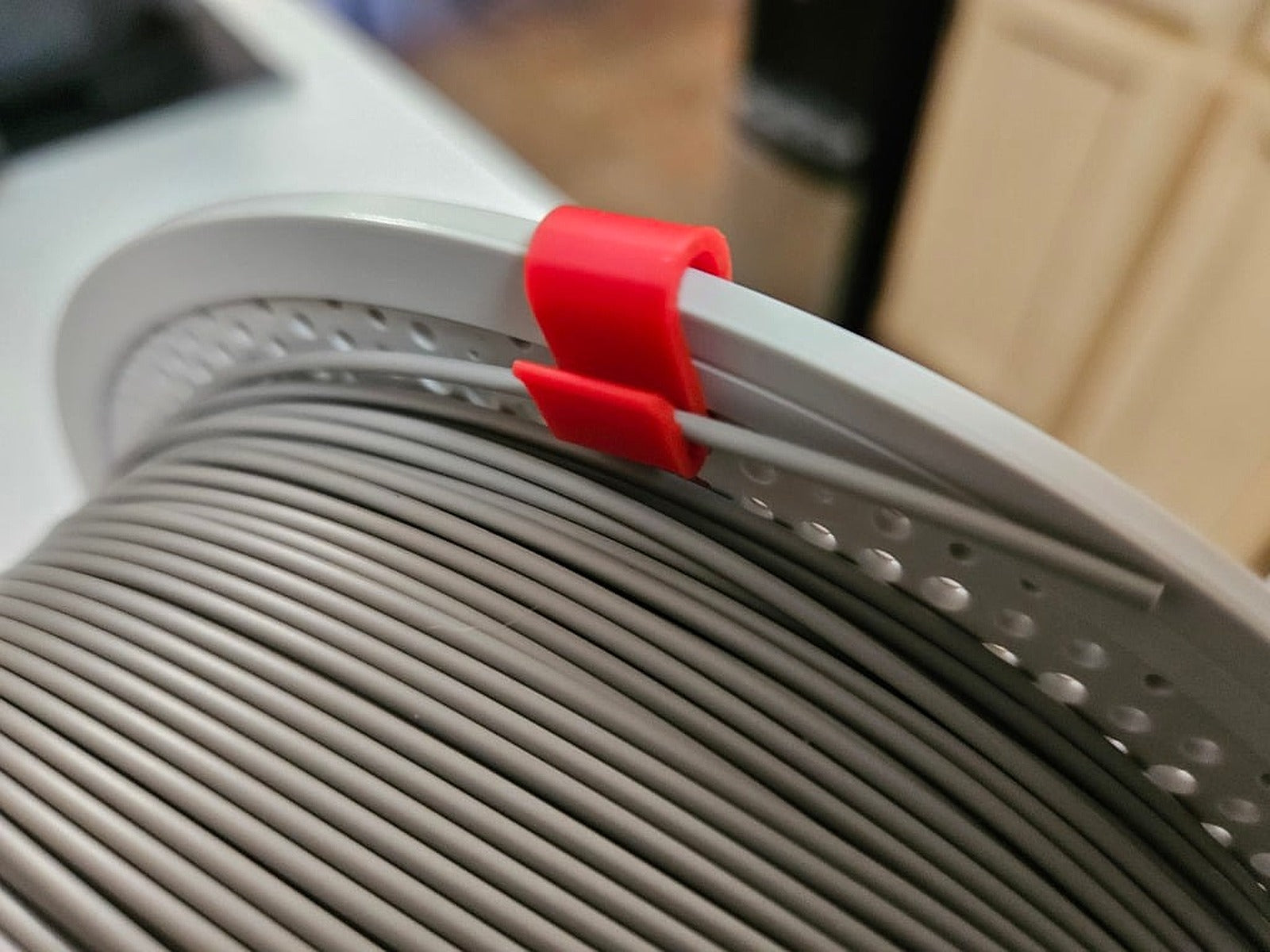Simple Spool Filament Clip – 3D Baskı Modeli