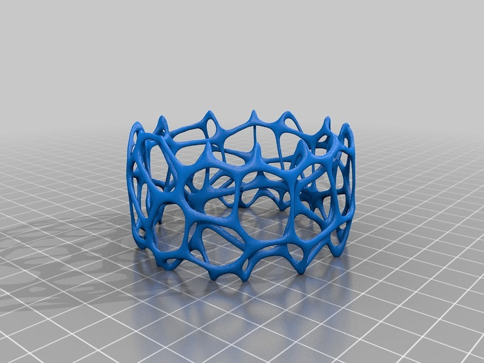 voronoi bracelet – 3D Baskı Modeli