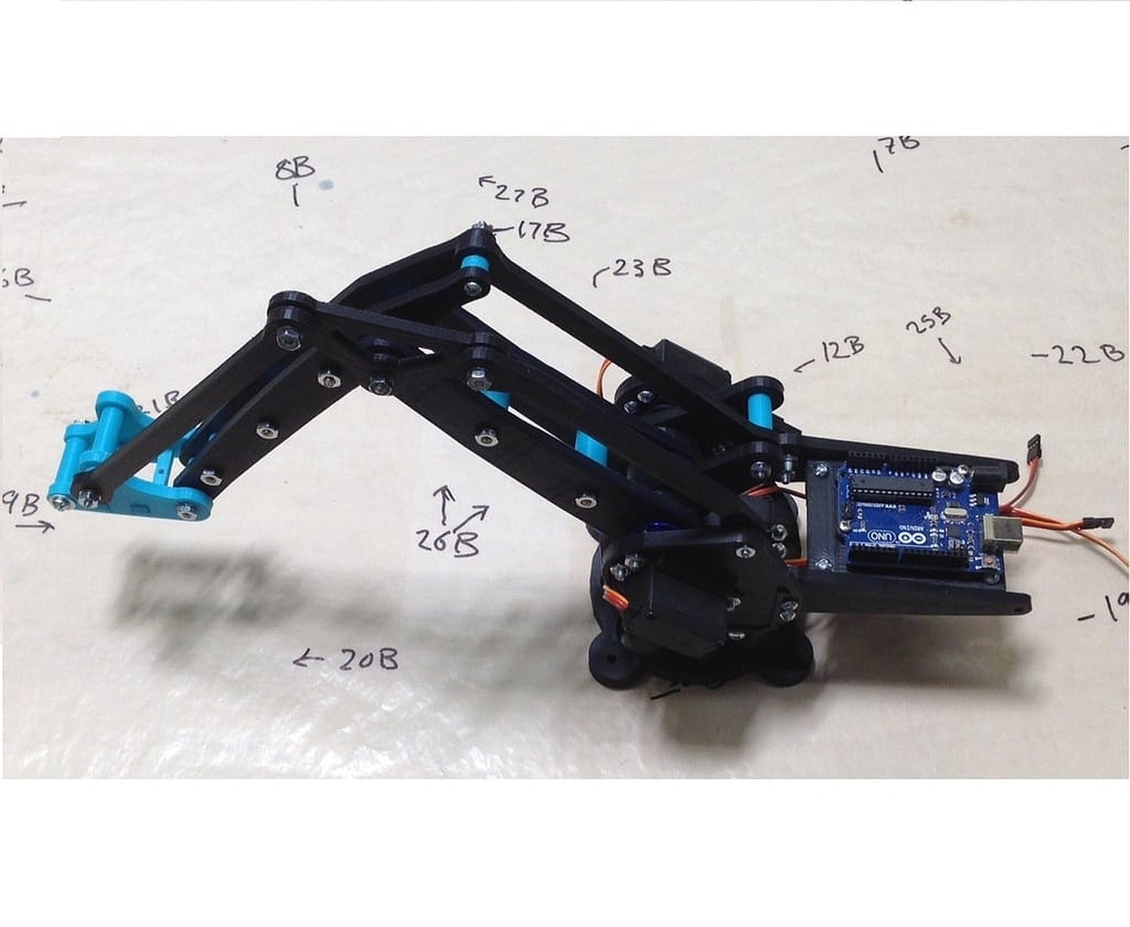 Open Source Robotic Arm (Lite Arm i2) – 3D Baskı Modeli