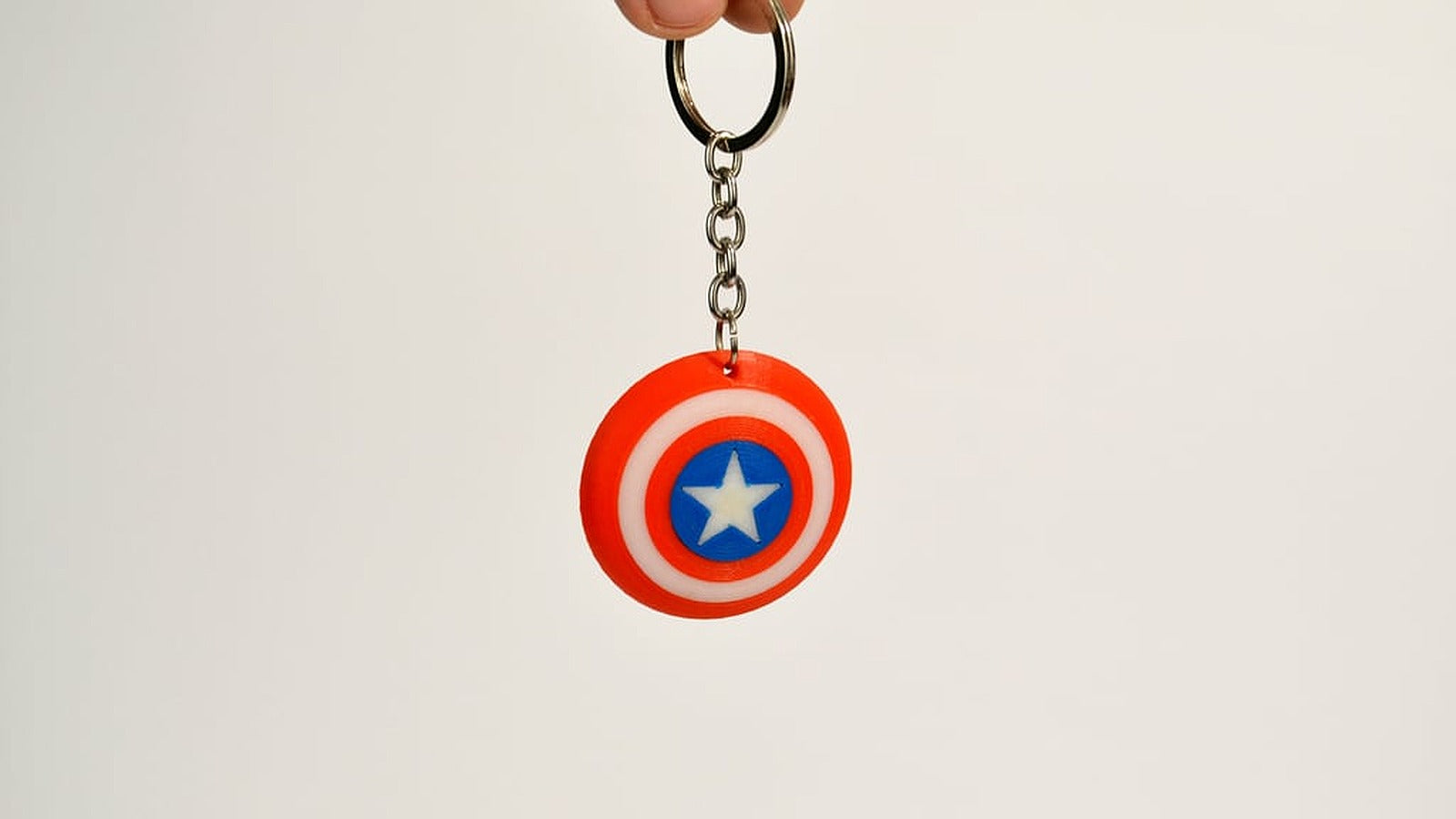 Captain America Shield anahtarlık – 3D Baskı Modeli