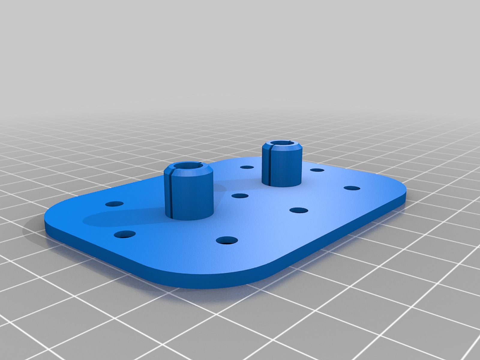 Plate for repairing furniture hinges from the body side, płytka naprawcza zawiasu korpus – 3D Baskı Modeli