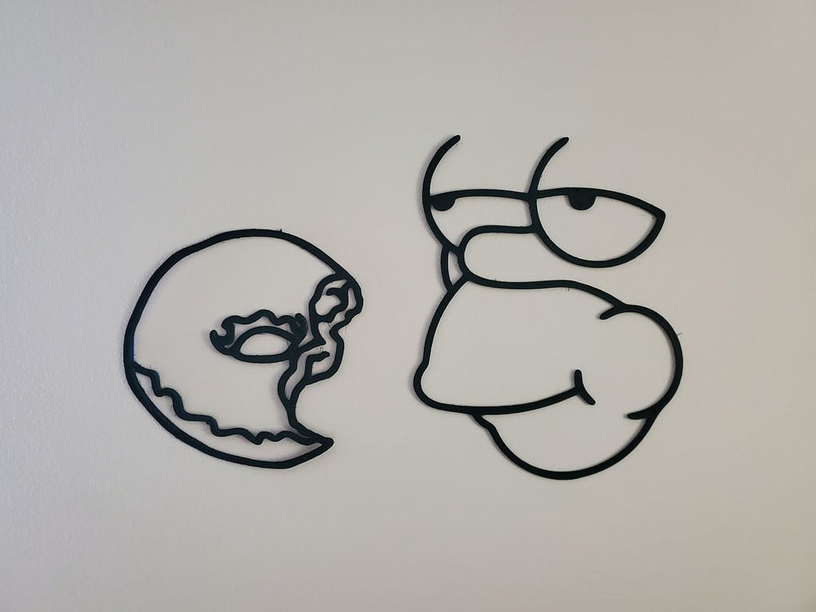 Homer Eating Donut – 3D Baskı Modeli