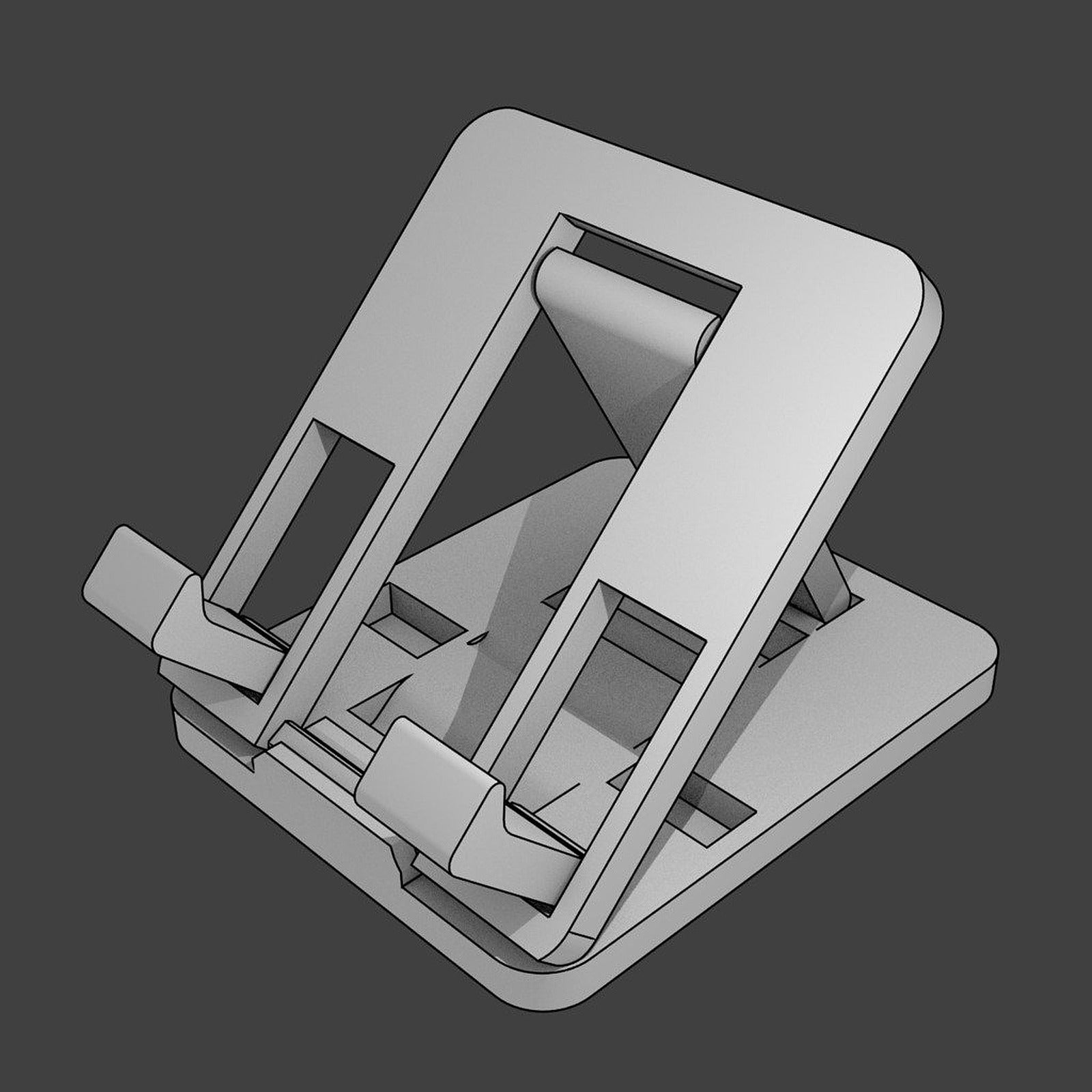 Flat-fold Flippin' telefon stand – 3D Baskı Modeli