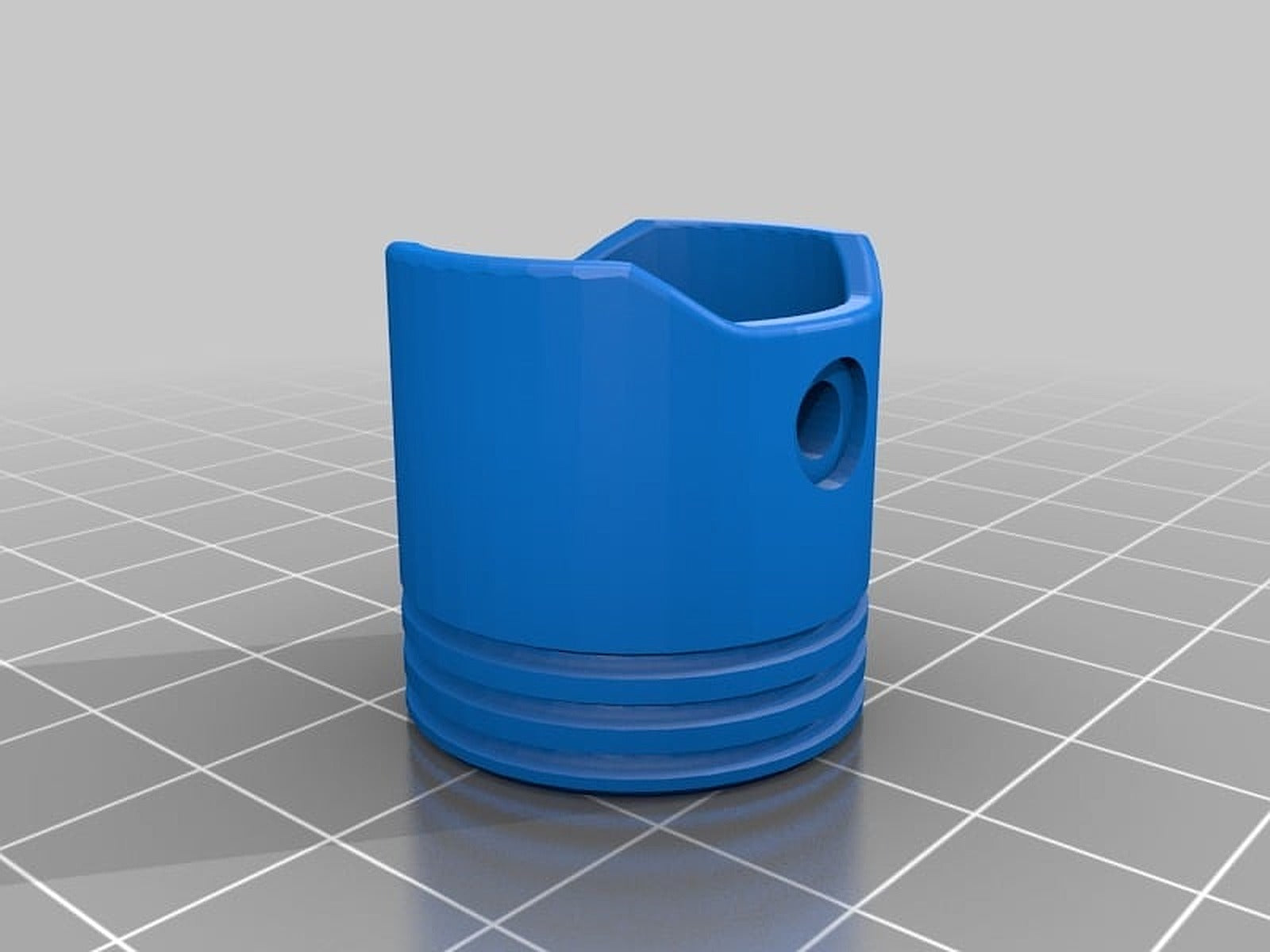 Piston anahtarlık (Low Cleanup) – 3D Baskı Modeli