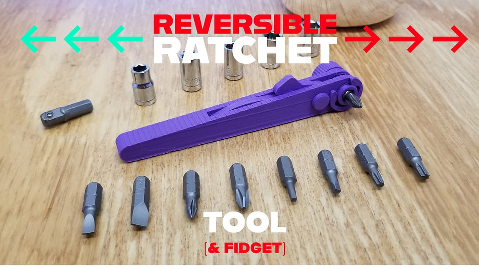 Reversible Ratchet Tool – 3D Baskı Modeli