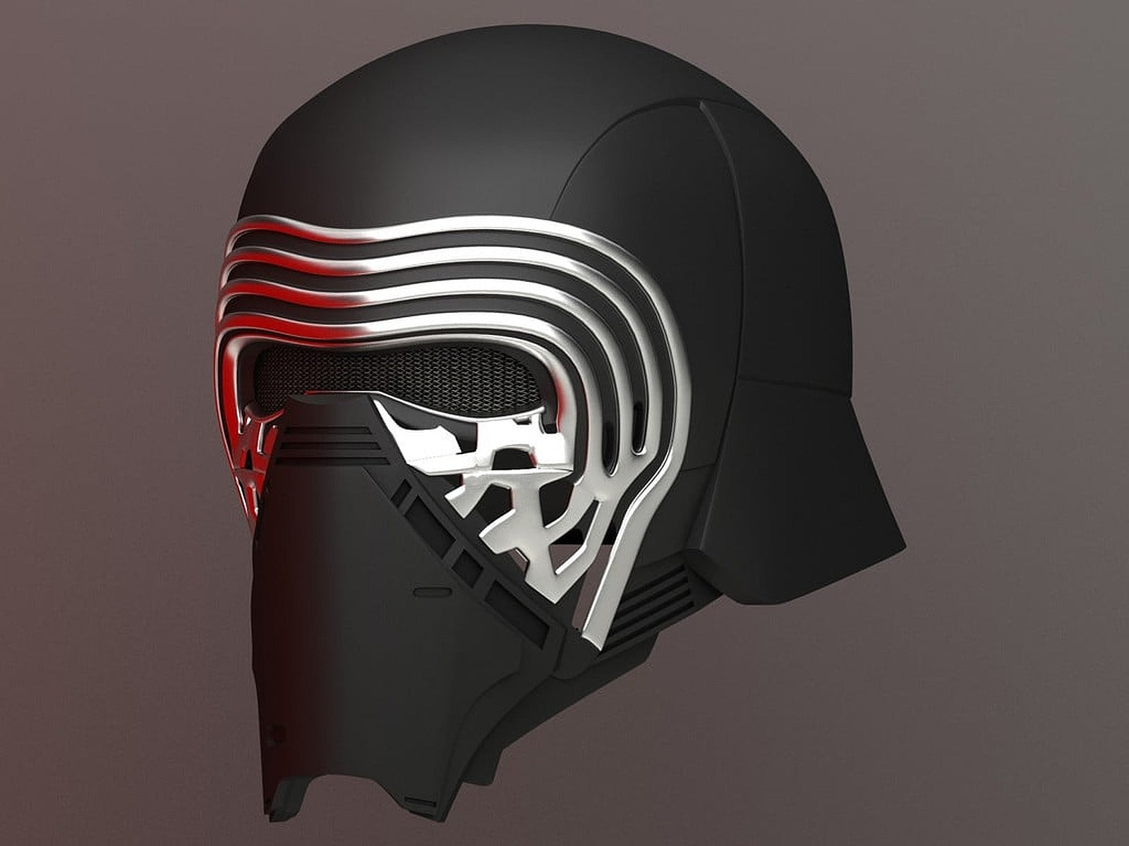 Kylo Ren Helmet – 3D Baskı Modeli