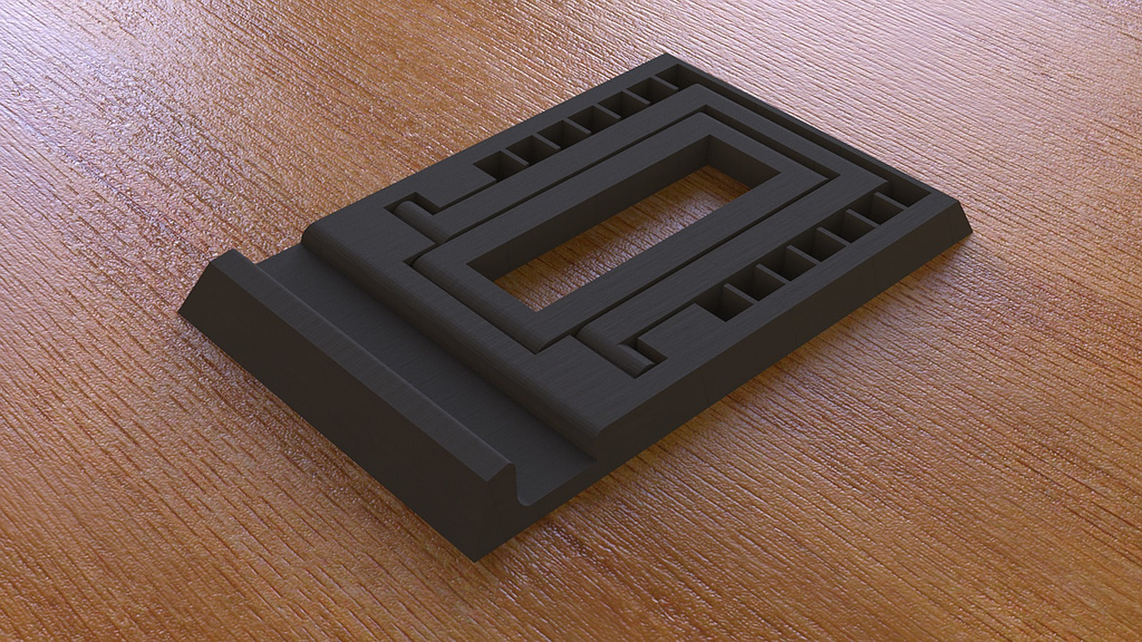 iPhone stand Redesign for less material & less time – 3D Baskı Modeli