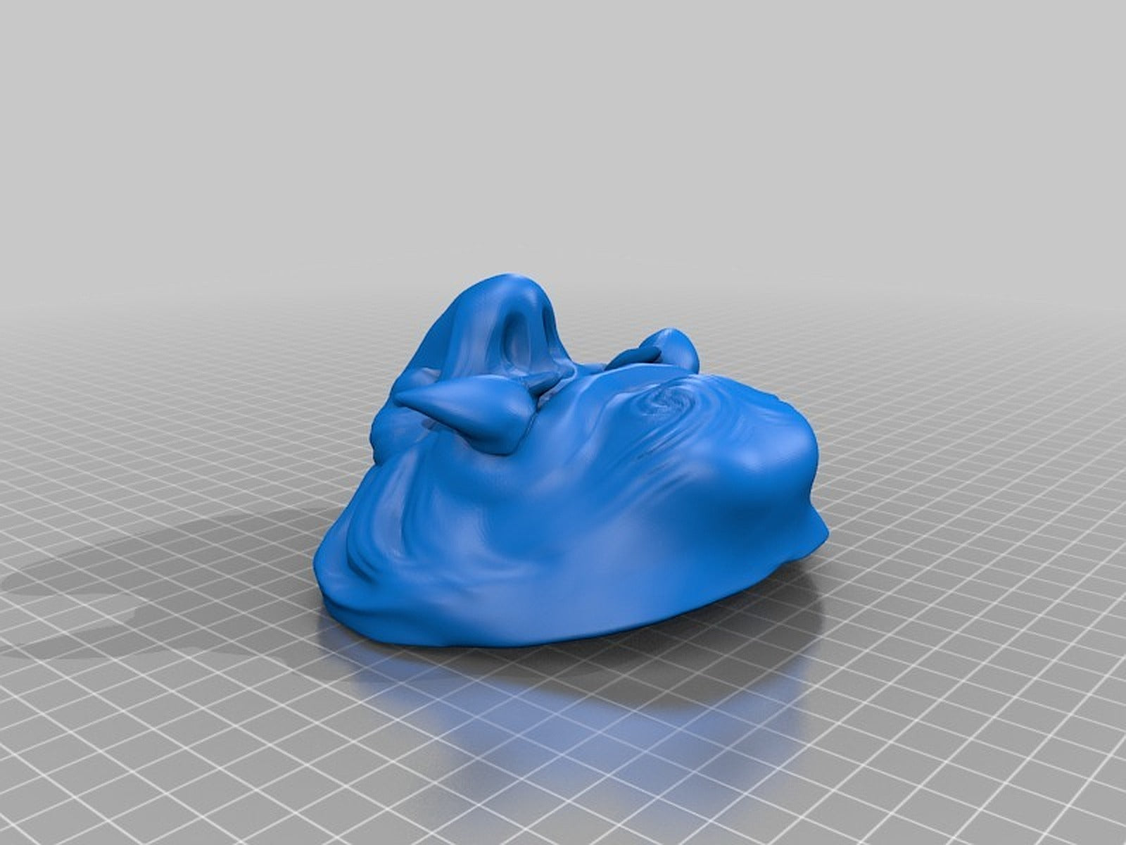 Oni Half Mask – 3D Baskı Modeli