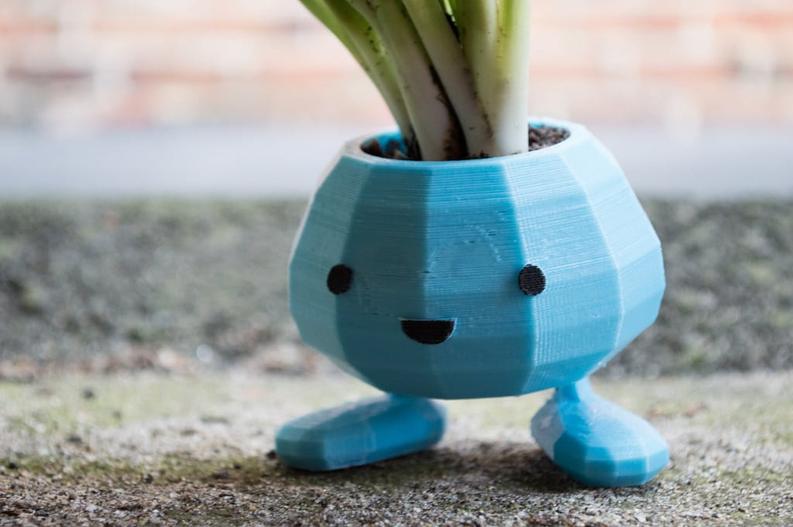 Oddish saksı with Snap Together Legs! – 3D Baskı Modeli