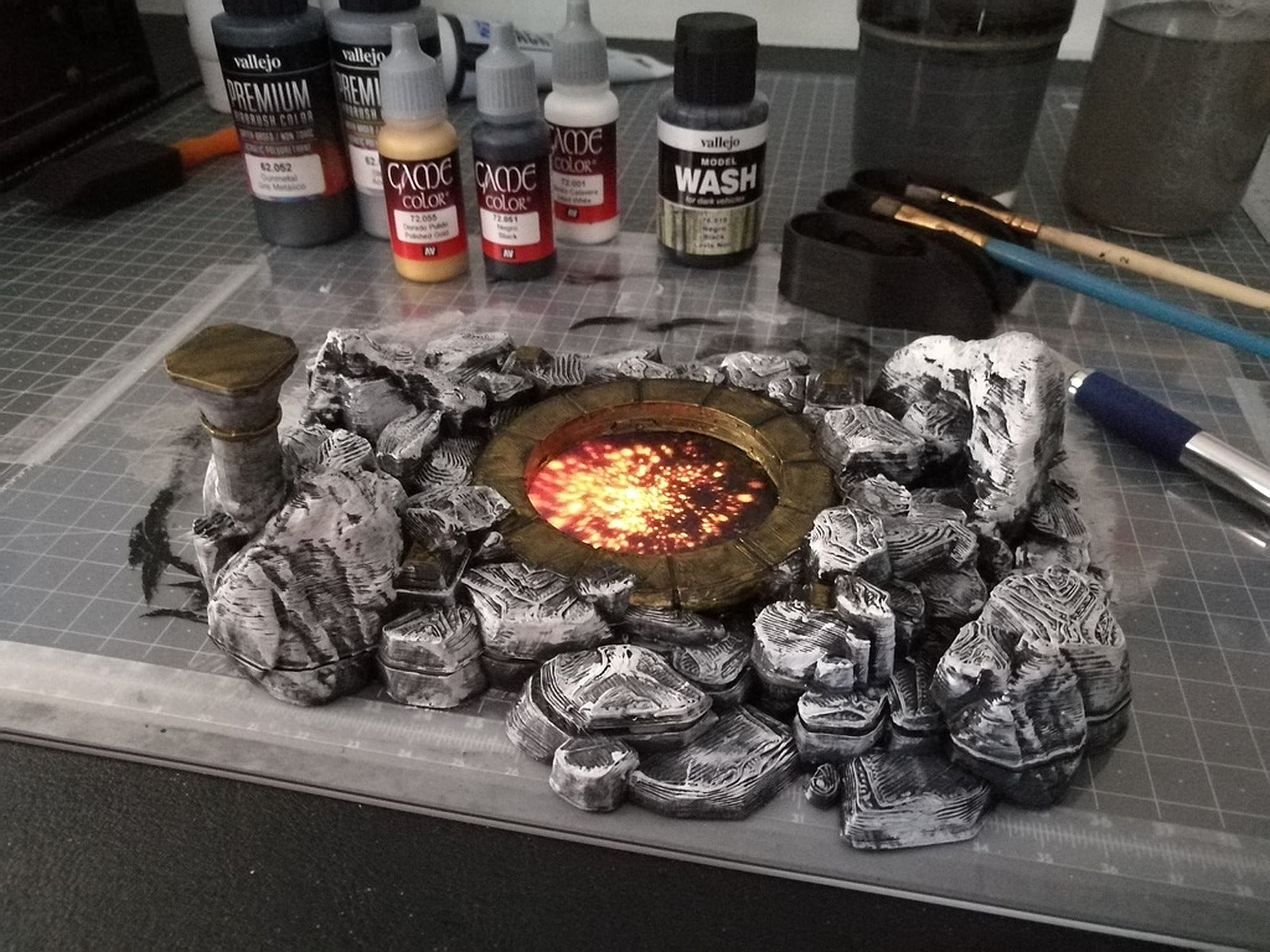 Vortex Portal Pool - 28mm mini - RPG - Pathfinder / D&D iPhone7 – 3D Baskı Modeli