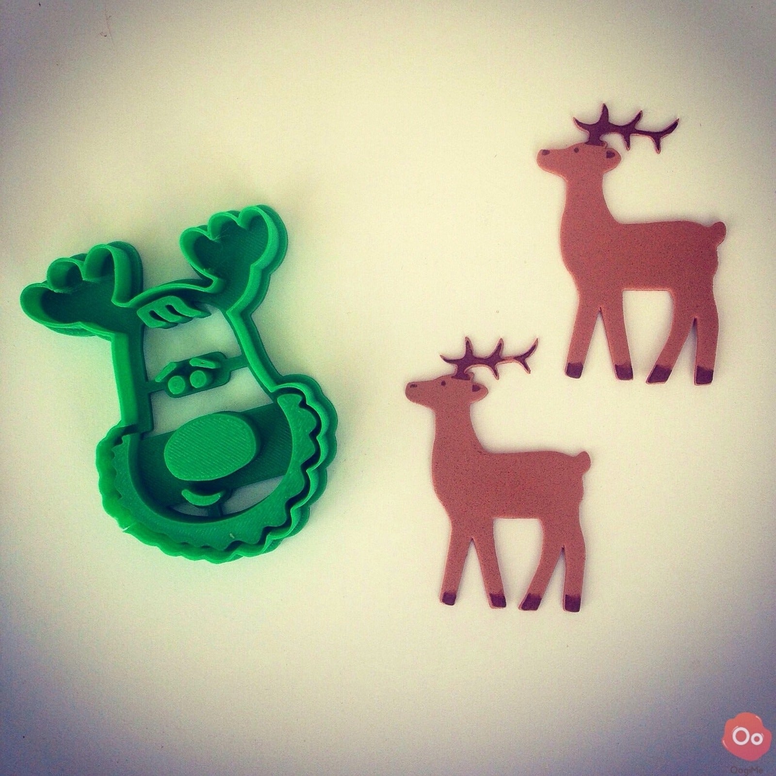 Rudolph the Reindeer Cookie Cutter – 3D Baskı Modeli
