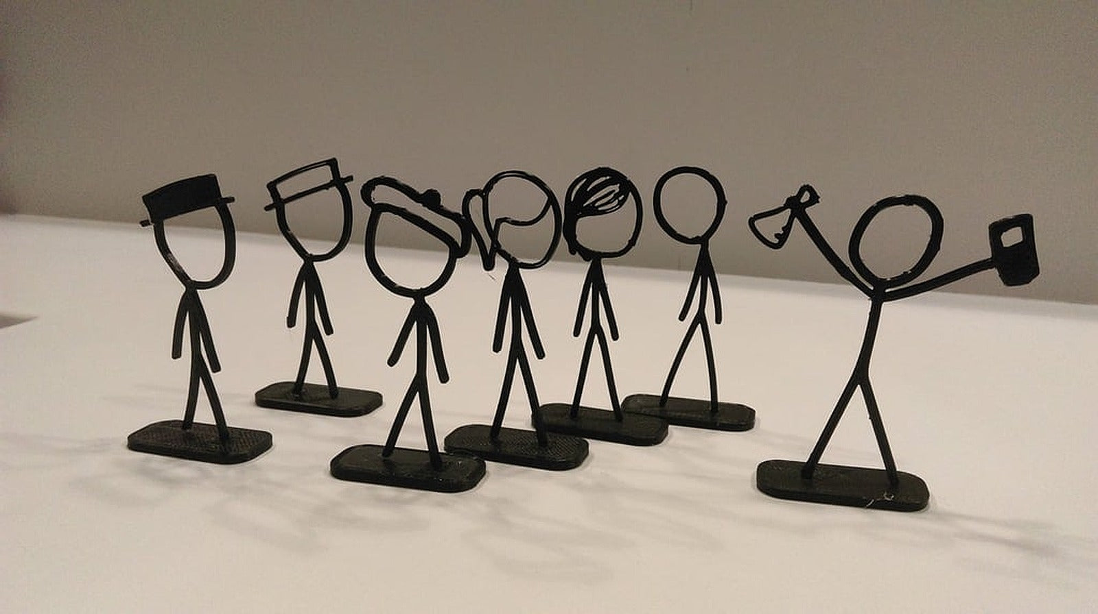 xkcd characters – 3D Baskı Modeli