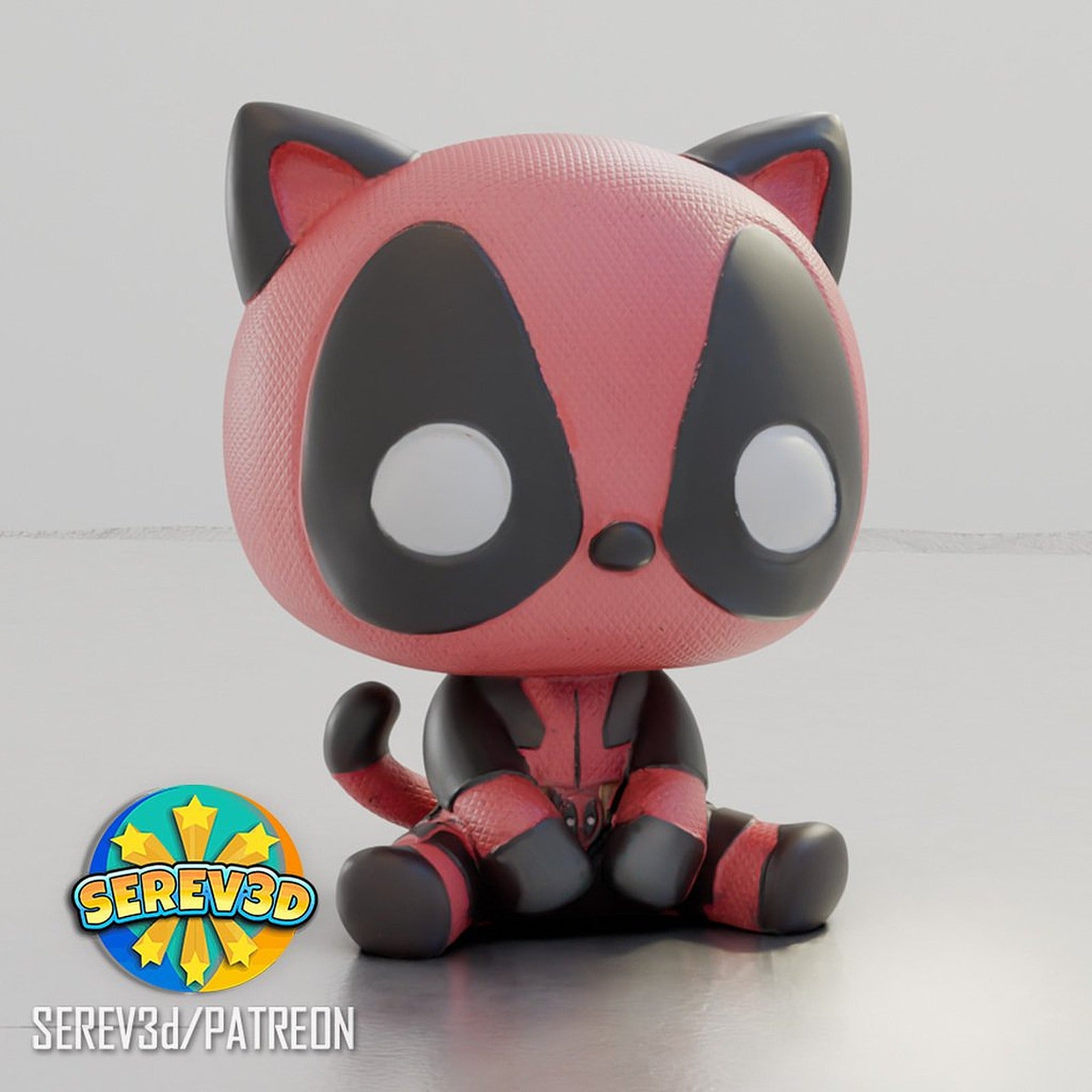 CatPool - Deadpool Cat - SEREV3d – 3D Baskı Modeli