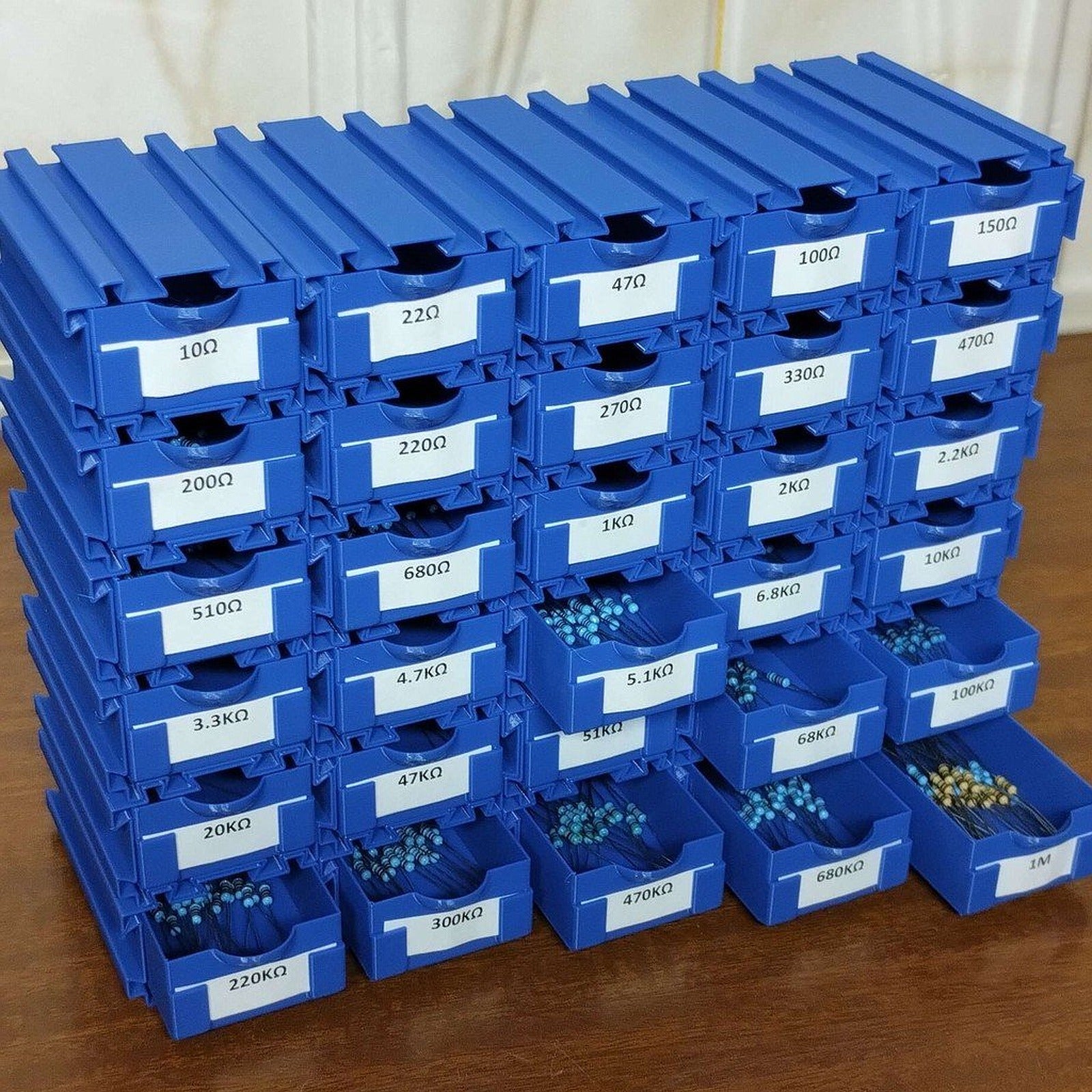 Modular çekmece for electronic components (vazo mode) – 3D Baskı Modeli