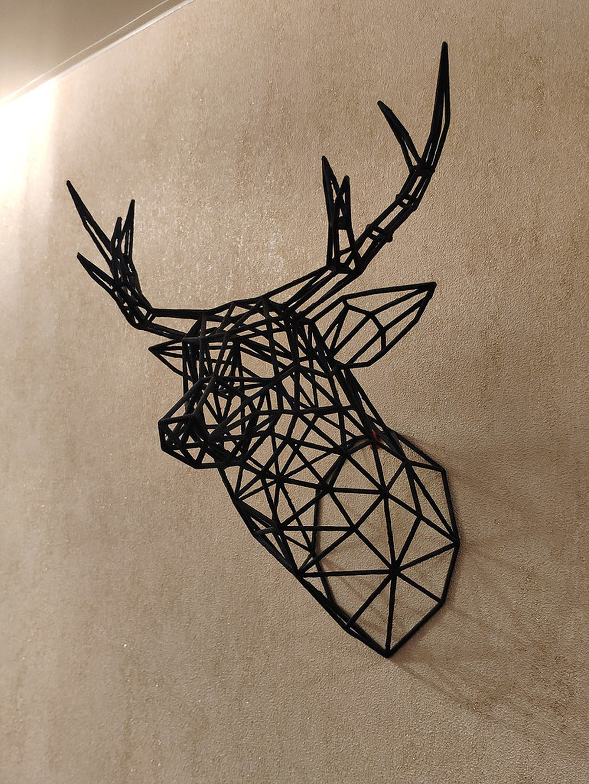Wireframe deer head – 3D Baskı Modeli