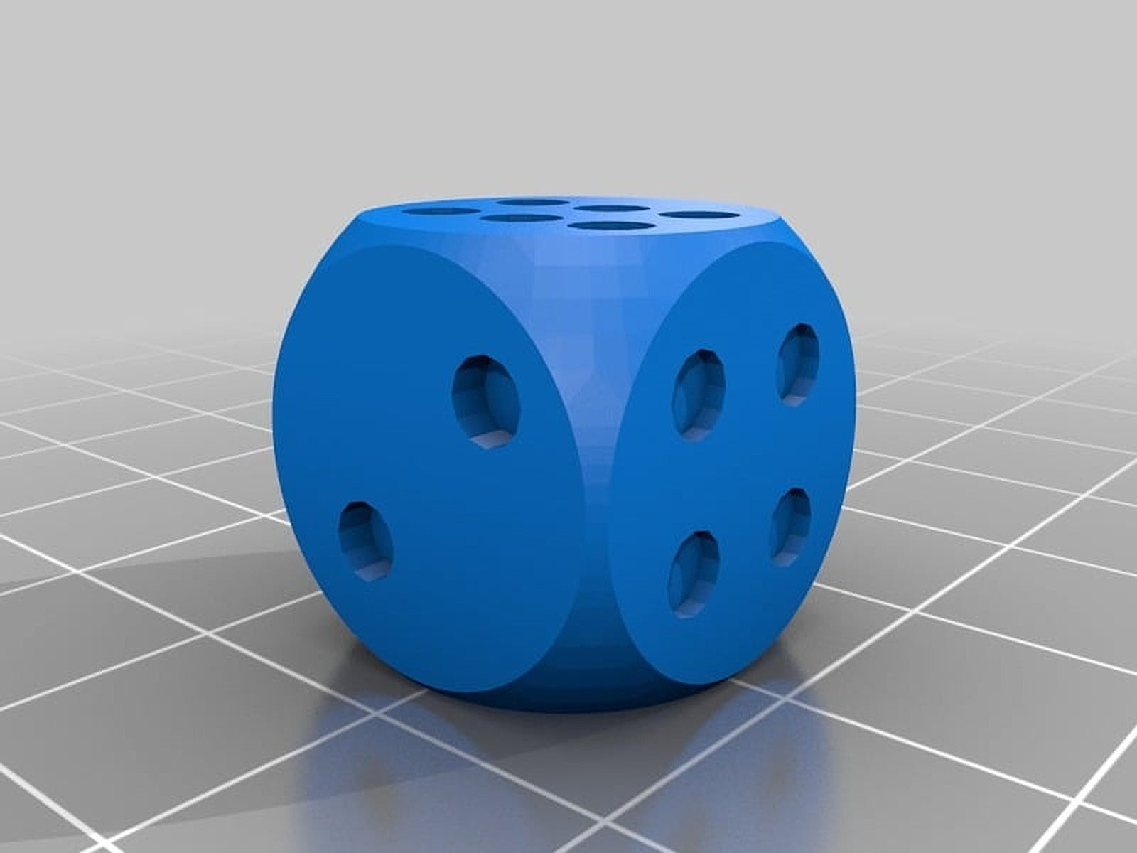 Balanced Die / Dice (updated) – 3D Baskı Modeli