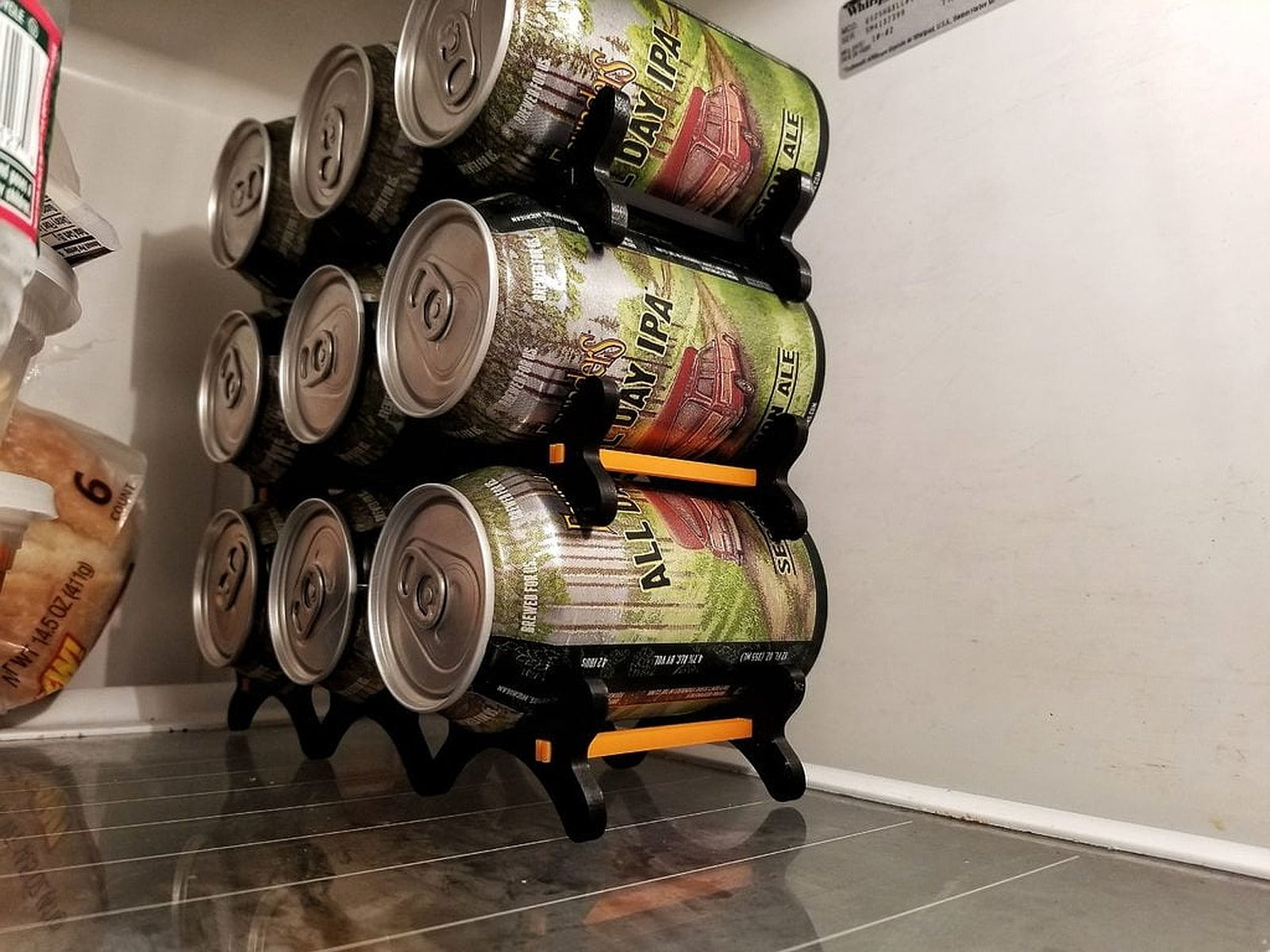 Stackable Can Rack – 3D Baskı Modeli