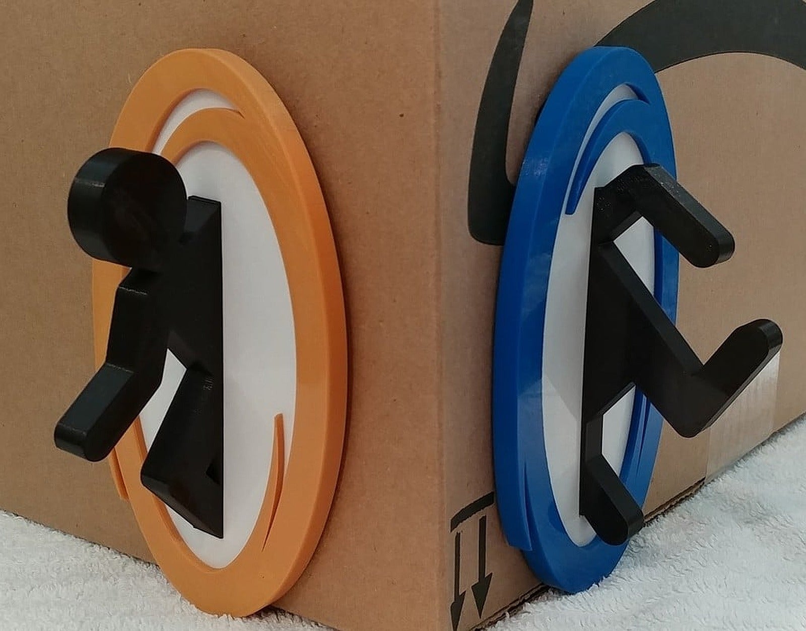 Portal Man - Plaque / Wall Hanger – 3D Baskı Modeli