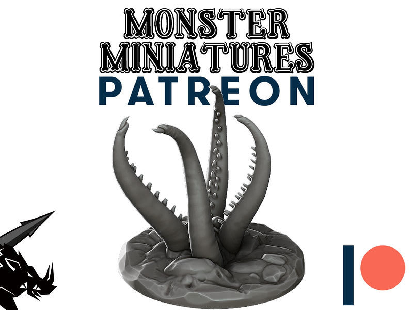 Tentacles - JOIN OUR Monster Miniature PATREON – 3D Baskı Modeli