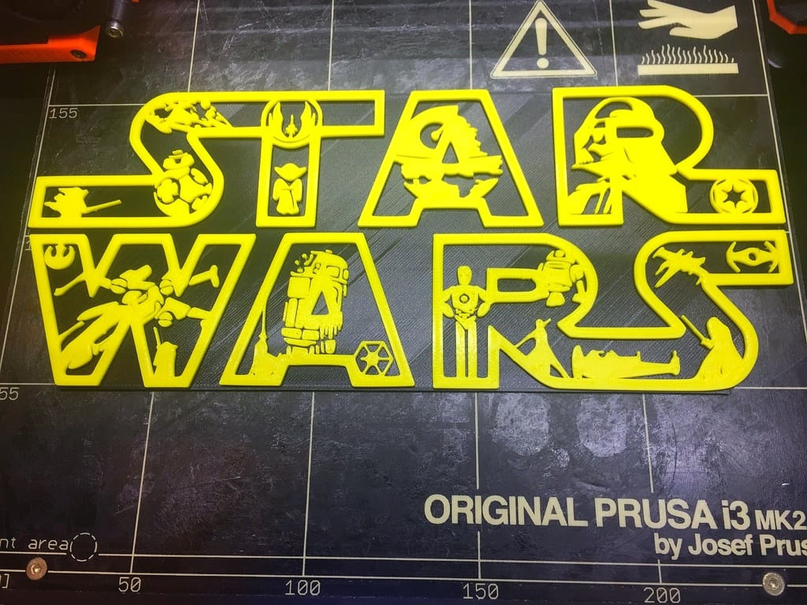 Star Wars Logo Mural – 3D Baskı Modeli