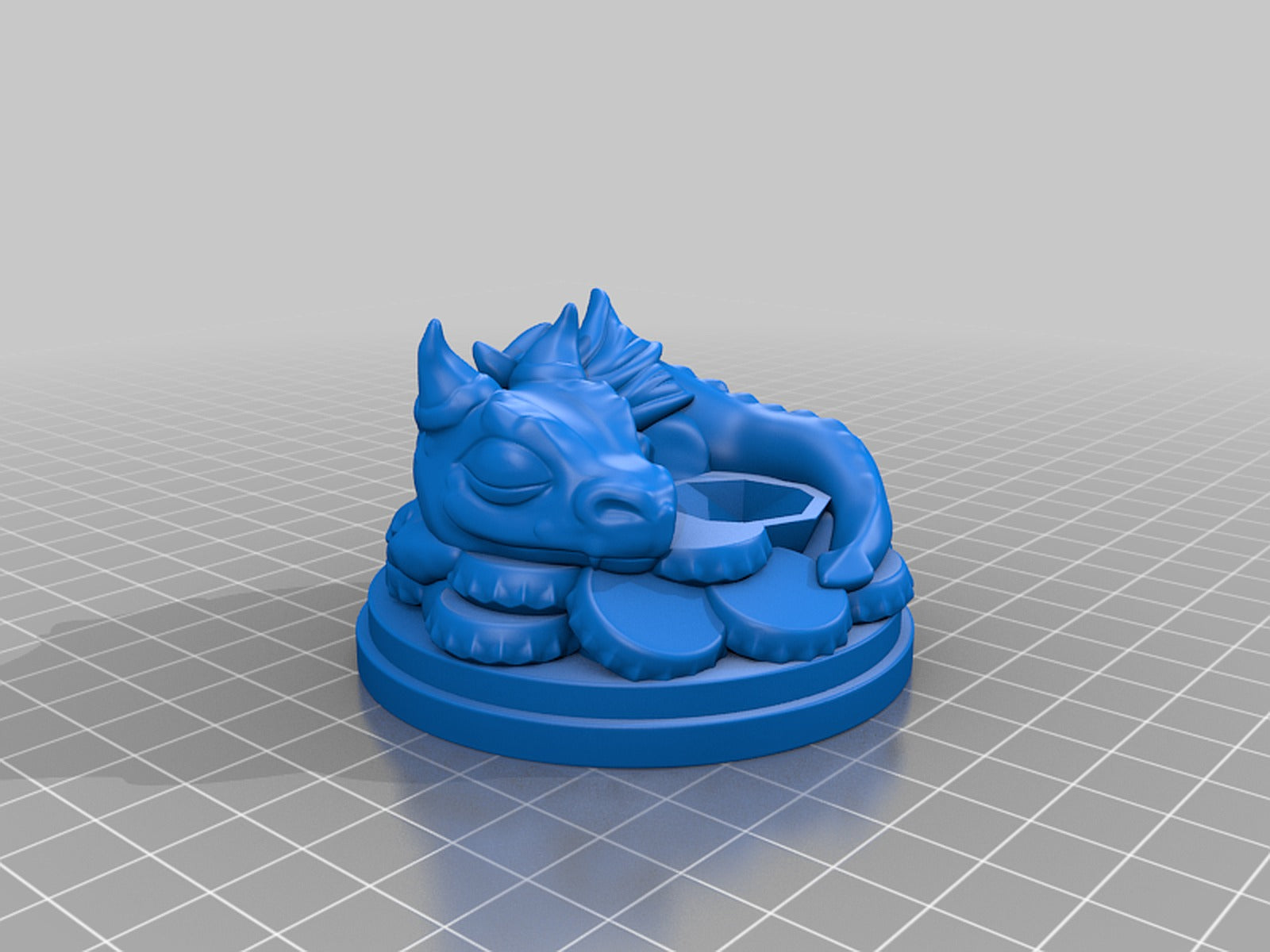Baby Dragon Dice Guardian – 3D Baskı Modeli