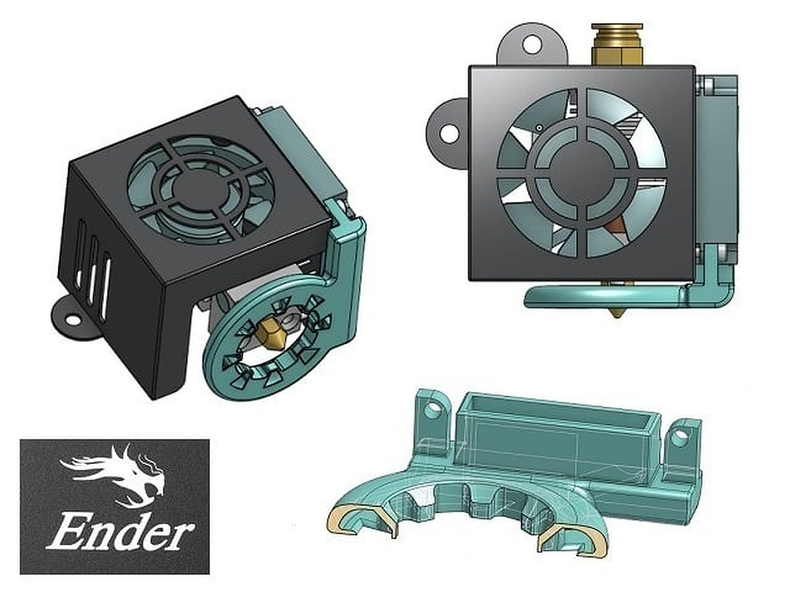 Ender 3 Part Fan Duct Ring – 3D Baskı Modeli