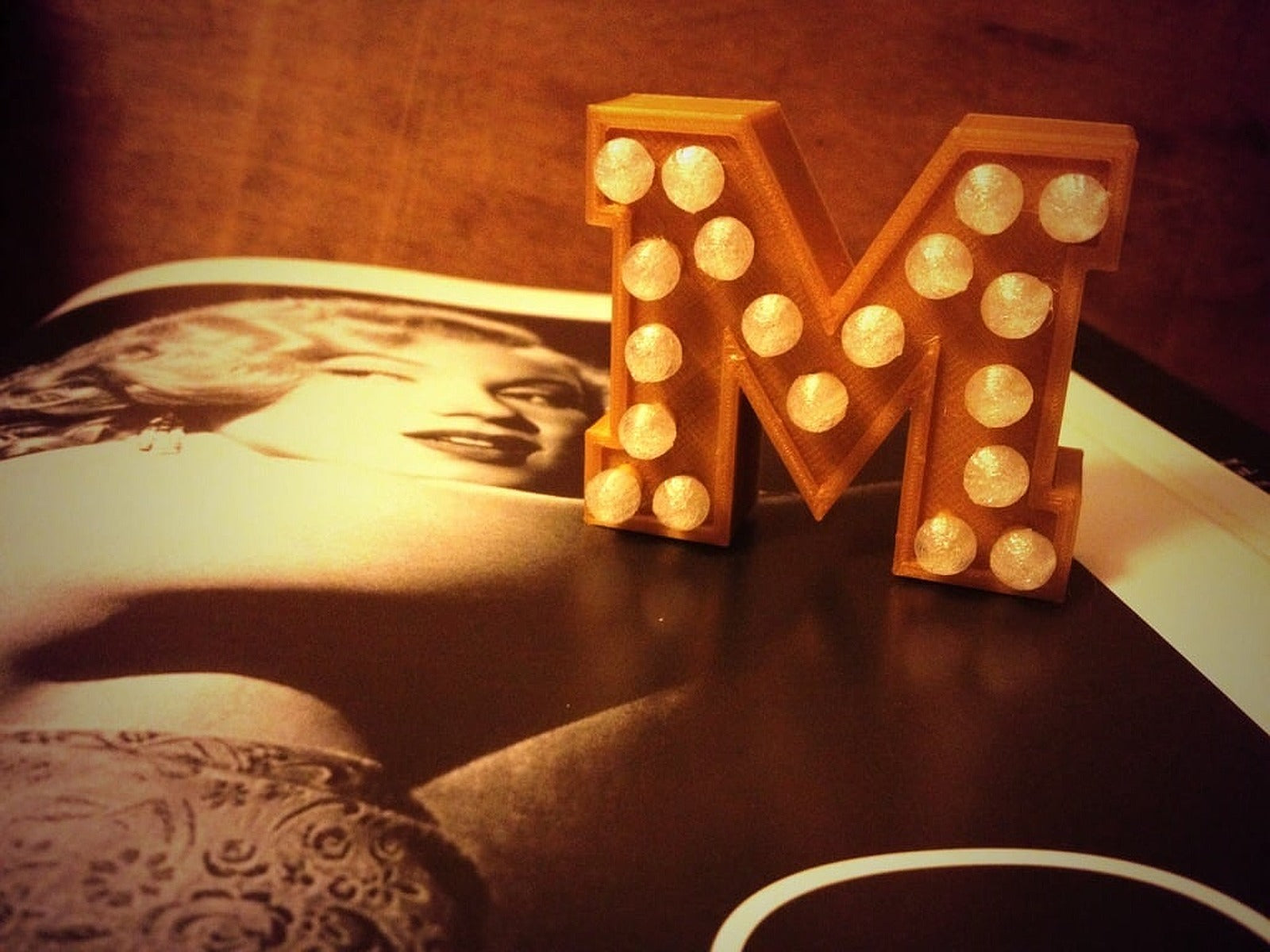 Vintage Marquee Letters – 3D Baskı Modeli