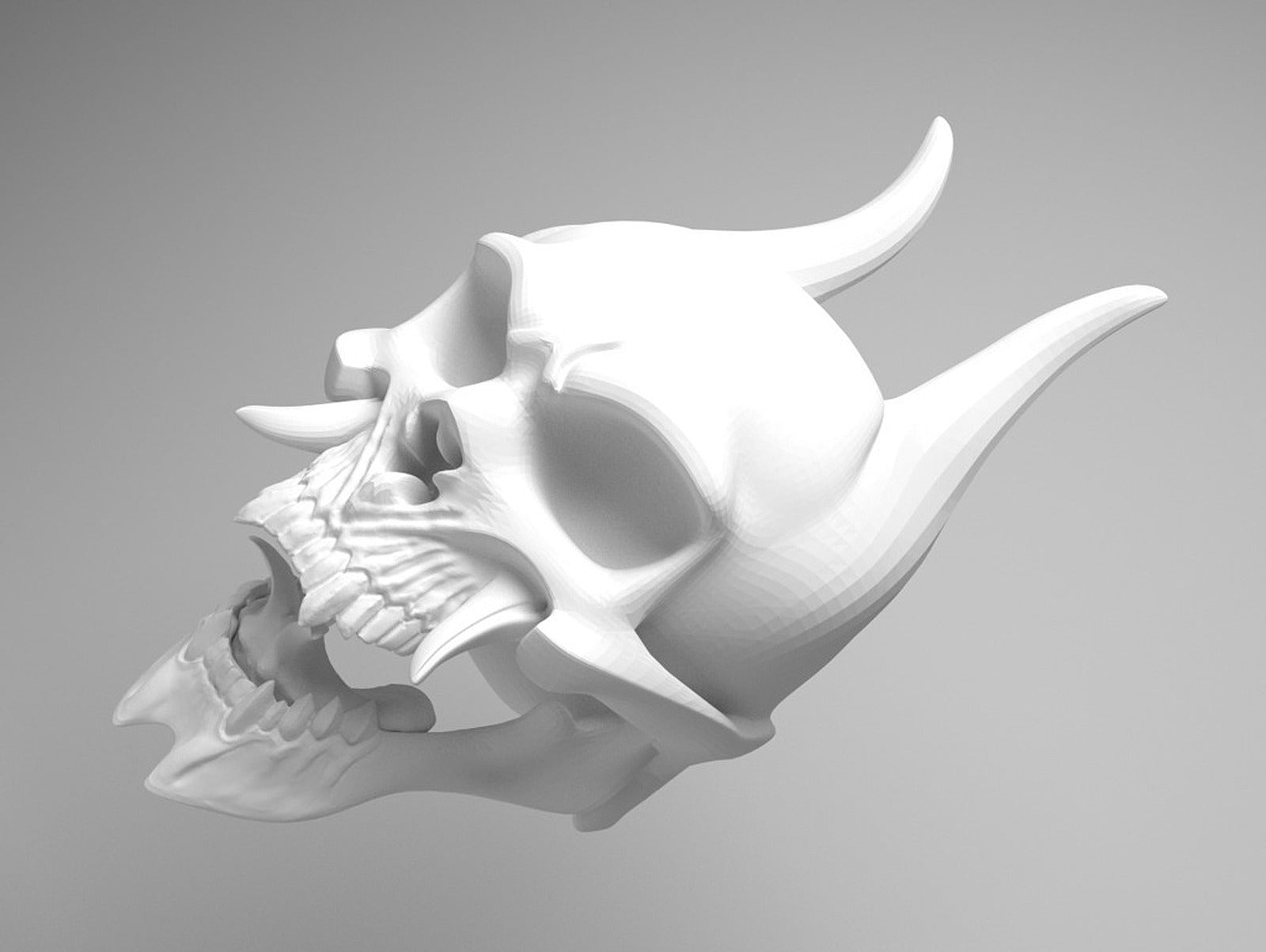 Oni Skull – 3D Baskı Modeli