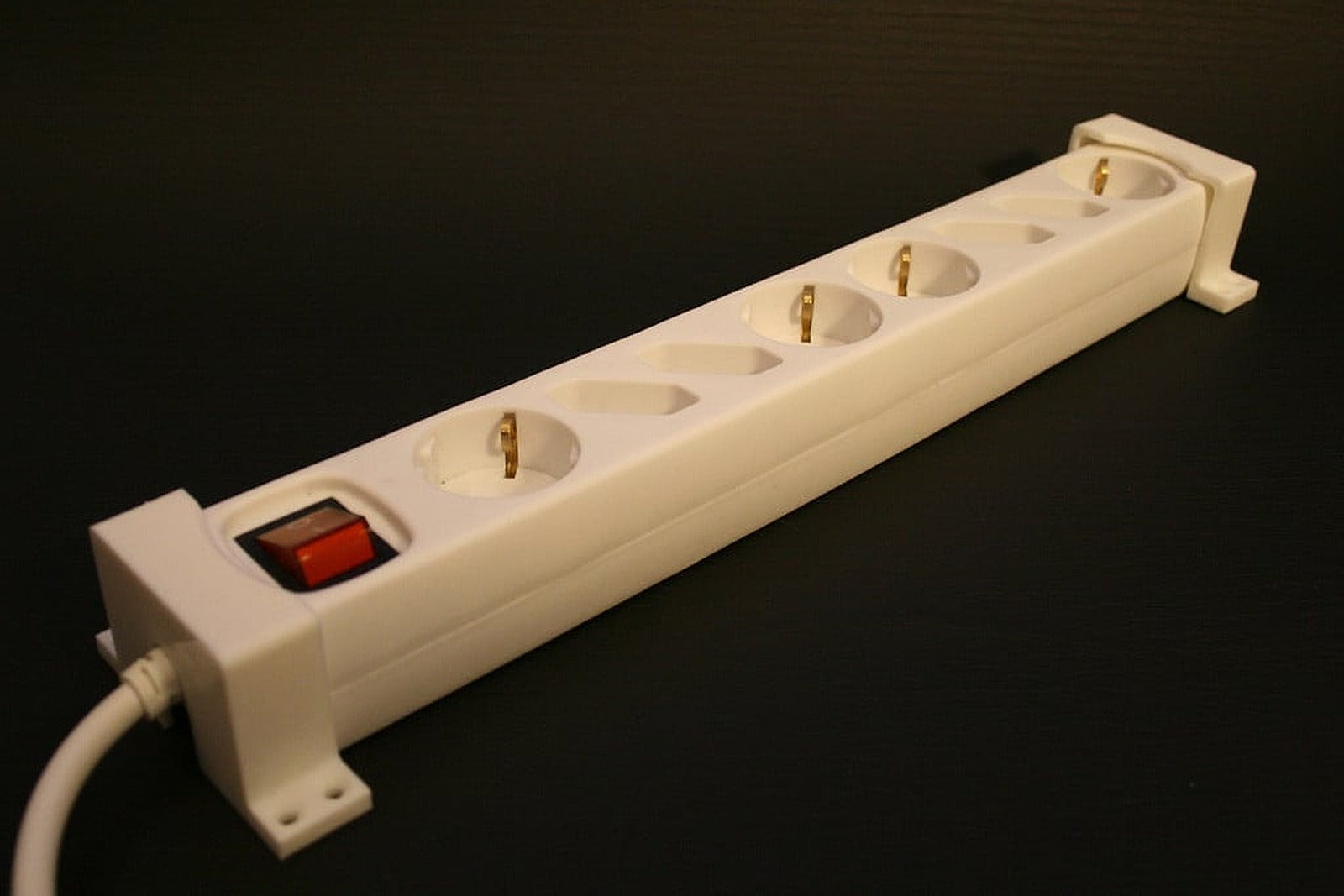 IKEA Koppla power strip mounting brackets – 3D Baskı Modeli