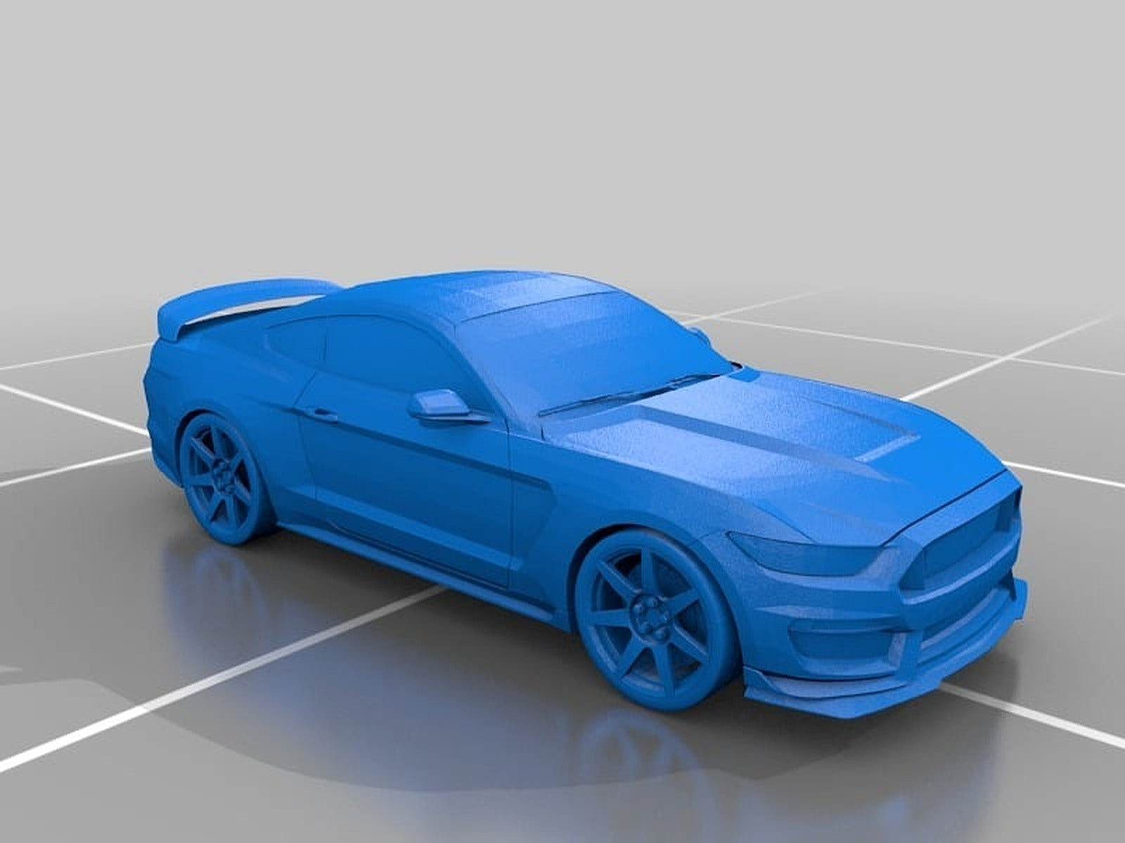 Shelby Mustang GT350R – 3D Baskı Modeli