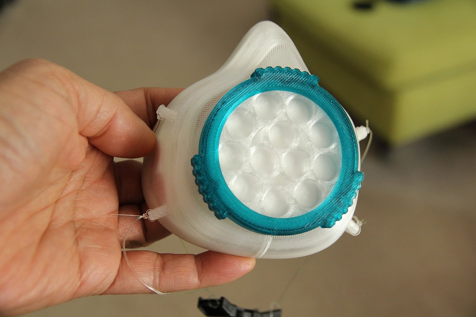 Face Mask Using 58mm Diameter Filter – 3D Baskı Modeli