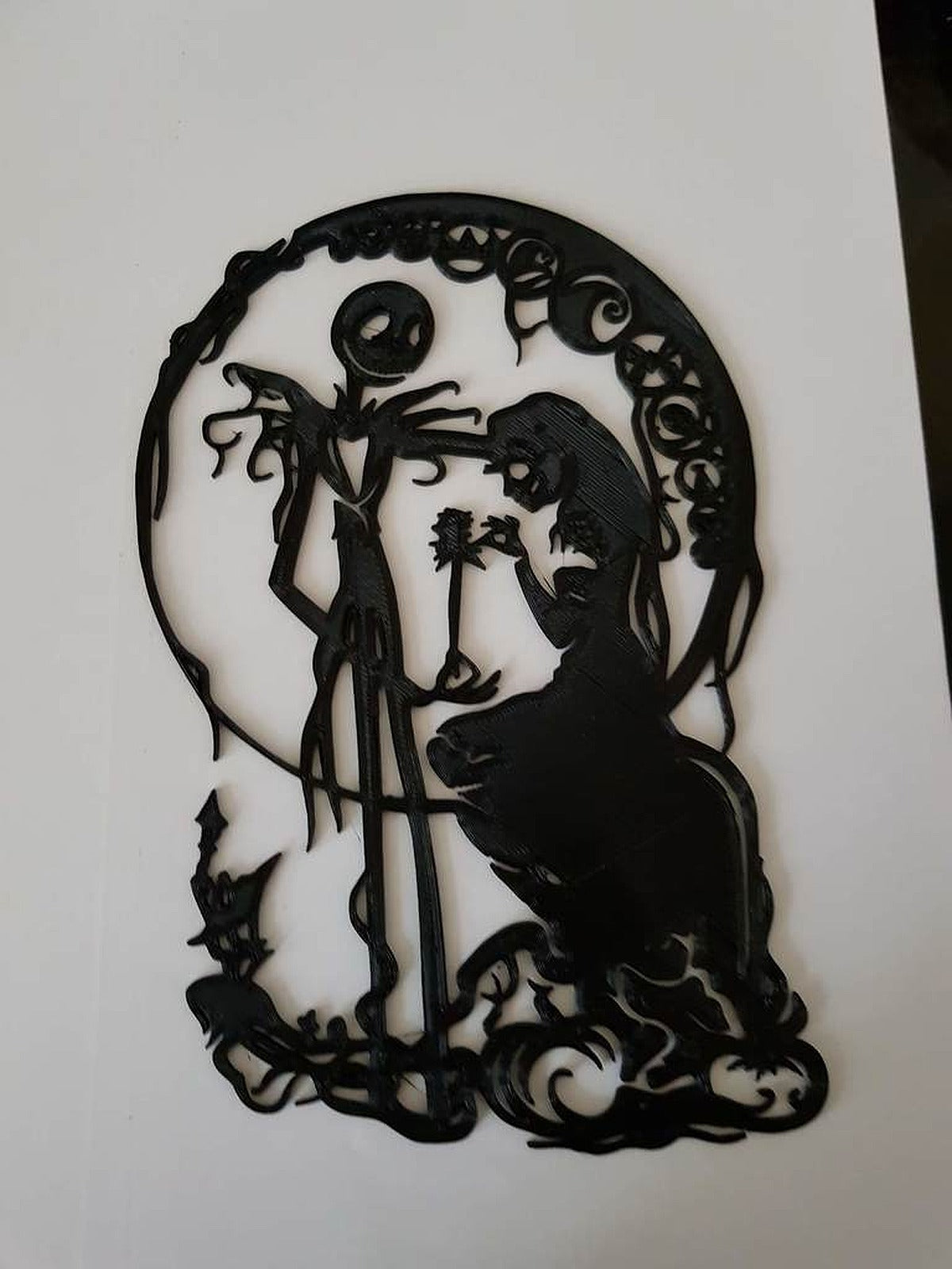 Nightmare Before Christmas silhouette – 3D Baskı Modeli