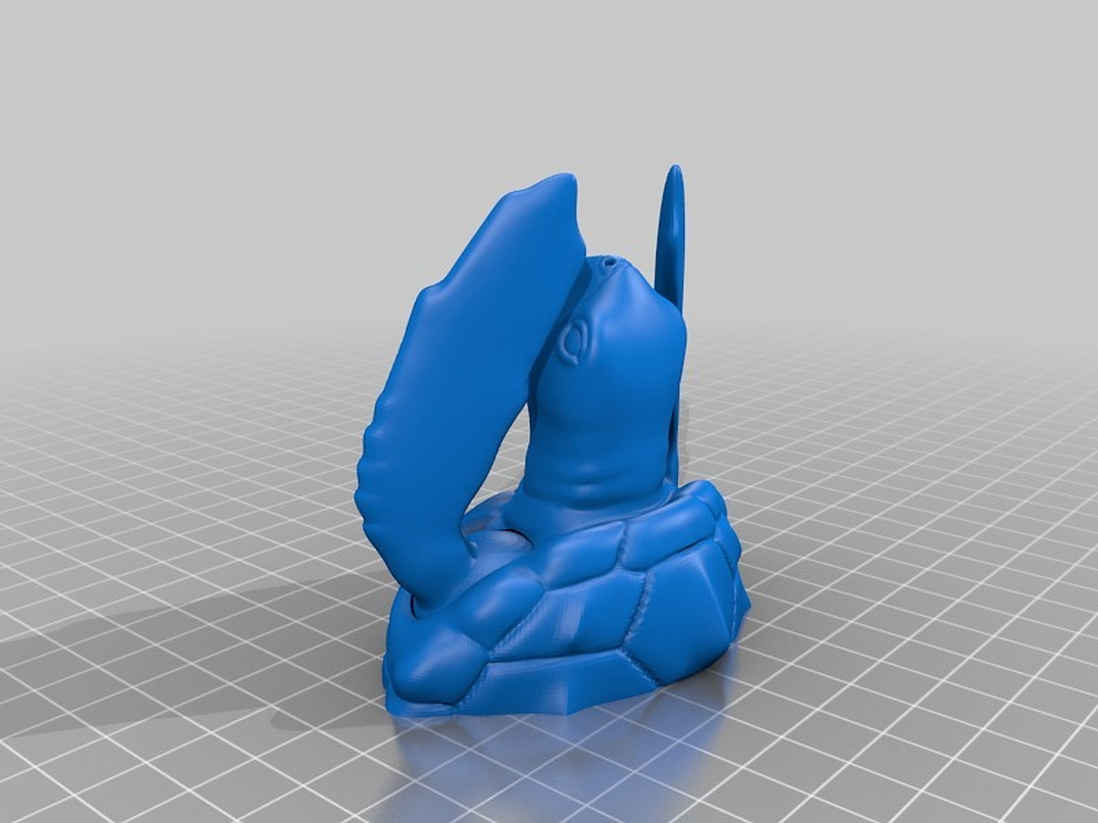 Loggerhead Sea Turtle (poseable) – 3D Baskı Modeli