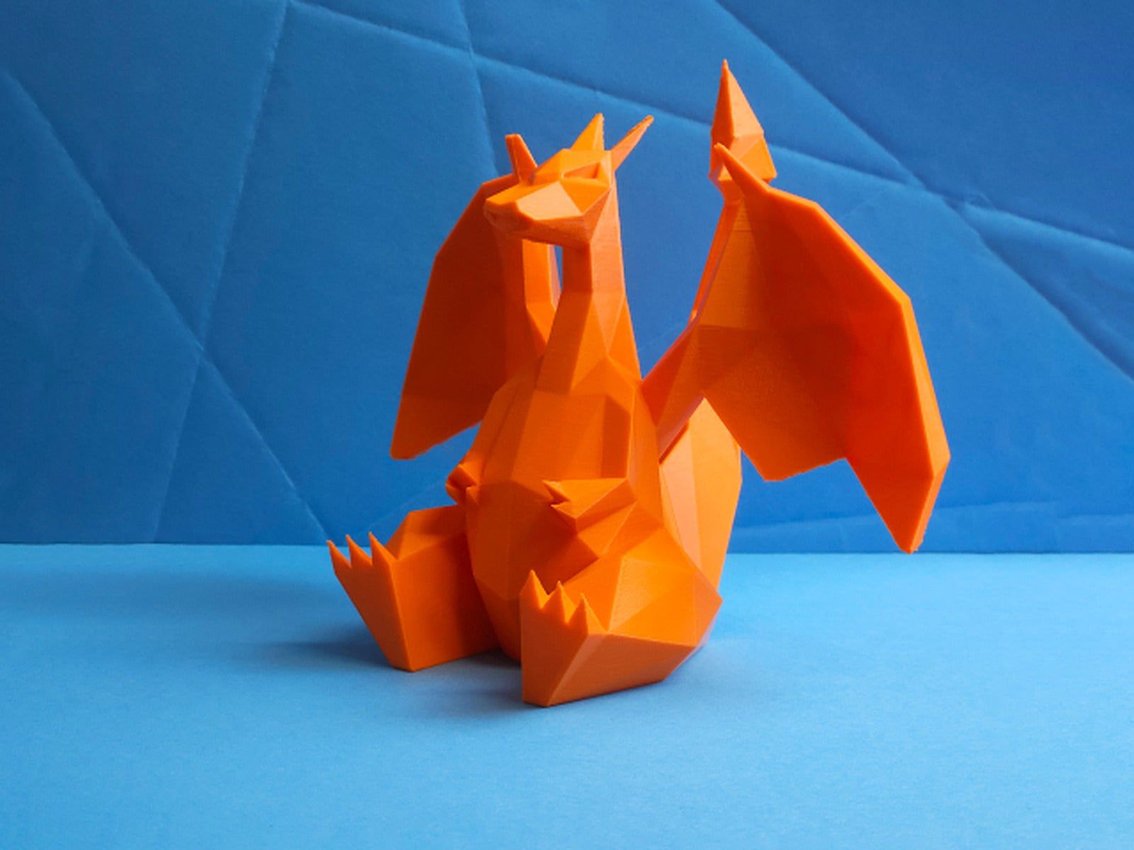 Charizard Low-Poly Pokemon – 3D Baskı Modeli